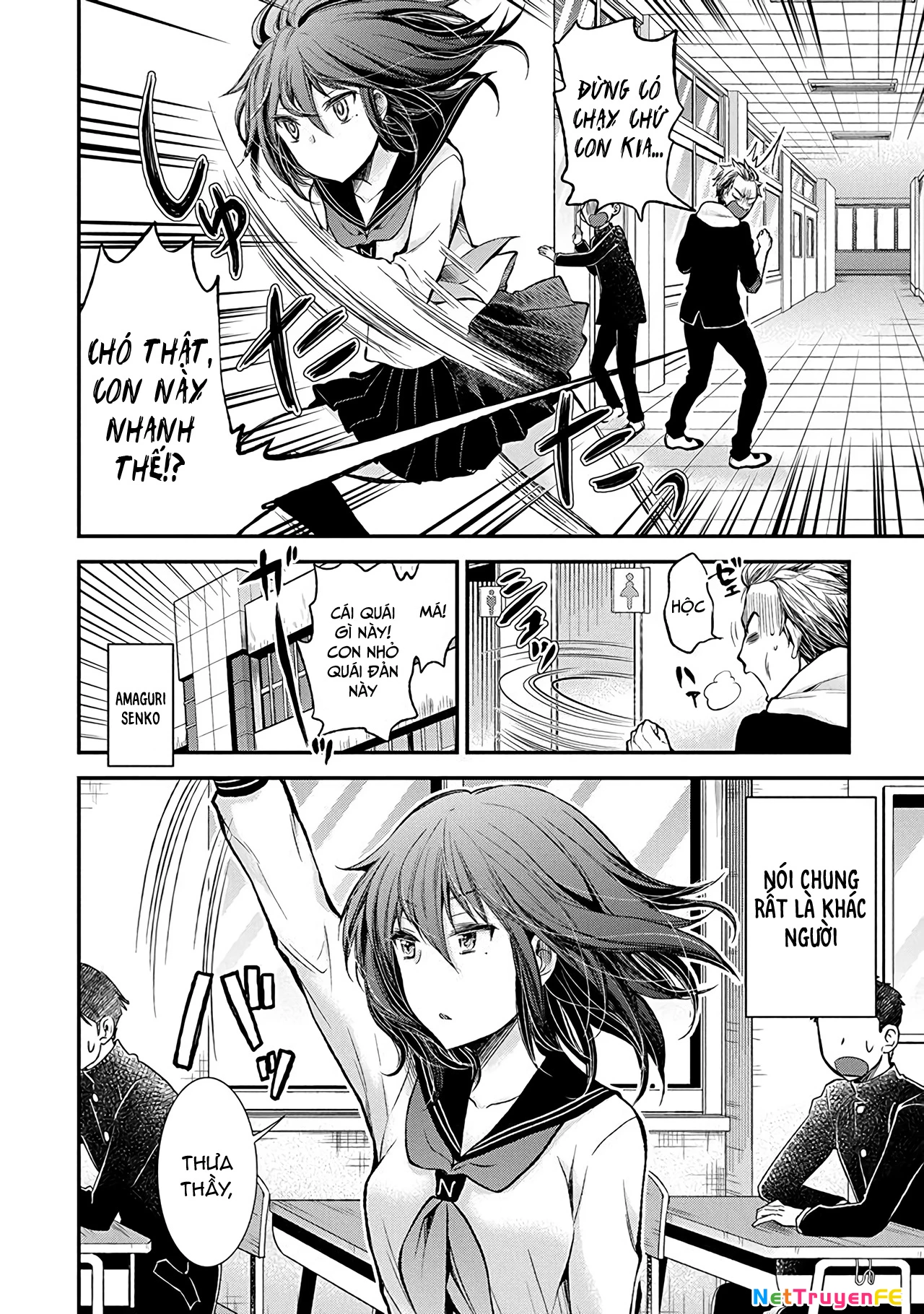 Henjo - Hen Na Joshi Kousei Amaguri Chiko Chapter 38.5 - Trang 2