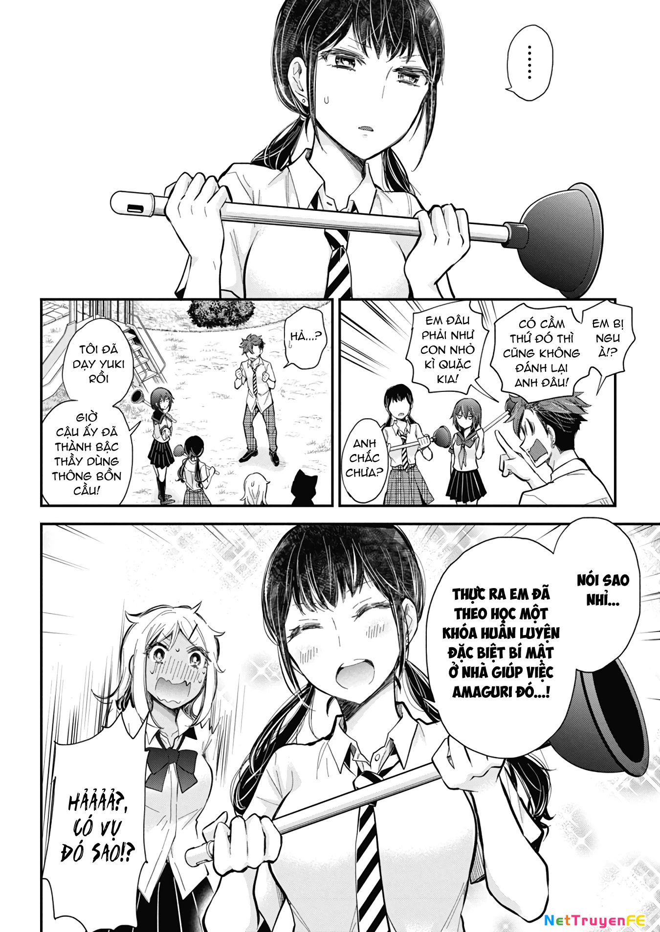 Henjo - Hen Na Joshi Kousei Amaguri Chiko Chapter 124 - Trang 3