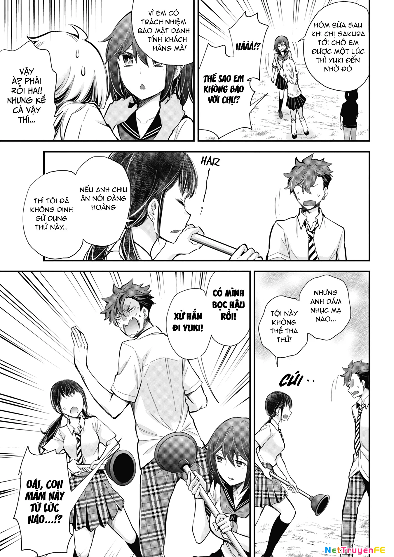 Henjo - Hen Na Joshi Kousei Amaguri Chiko Chapter 124 - Trang 3