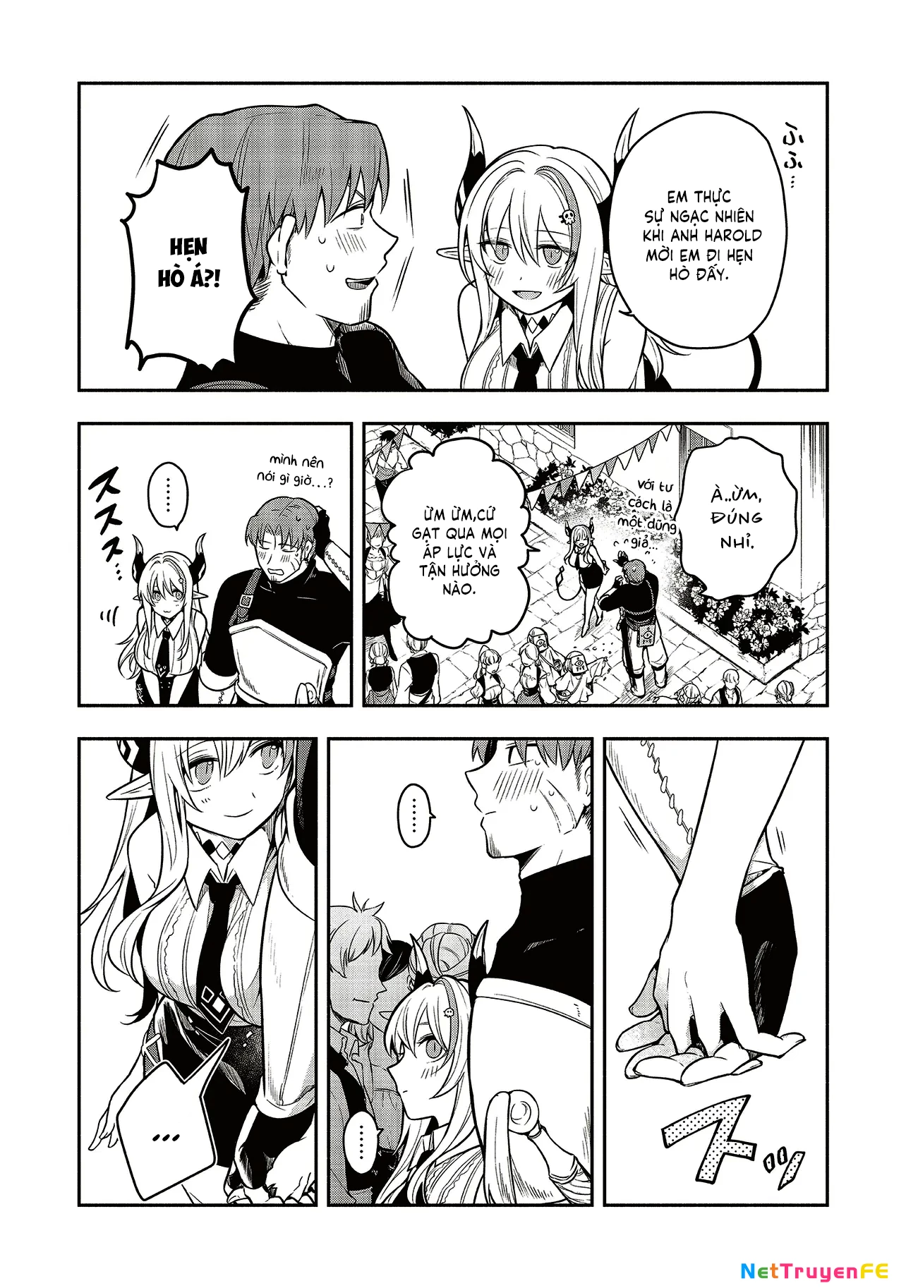 Shinkon Quest: Maou no Musume wa Majime Yuusha o Otoshitai Chapter 3 - Trang 2