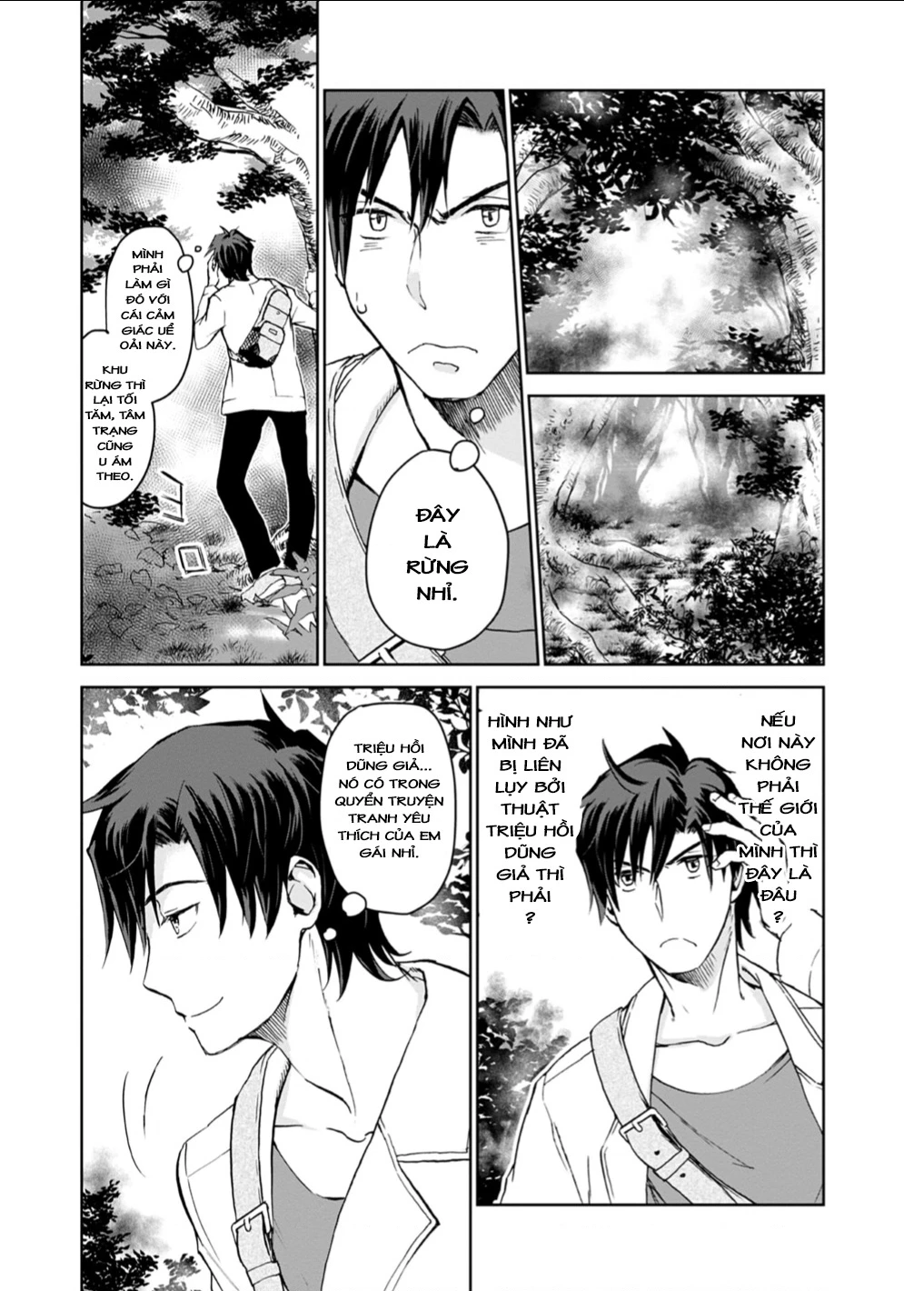 Isekai Ni Otosaretara... Jouka Wa Kihon! - Rơi Vào Dị Giới, Tôi Chủ Yếu Đi Thanh Tẩy! Chapter 1 - Trang 2