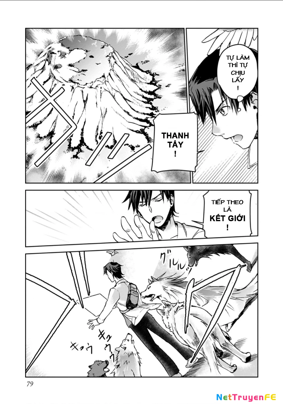 Isekai Ni Otosaretara... Jouka Wa Kihon! - Rơi Vào Dị Giới, Tôi Chủ Yếu Đi Thanh Tẩy! Chapter 3 - Trang 2