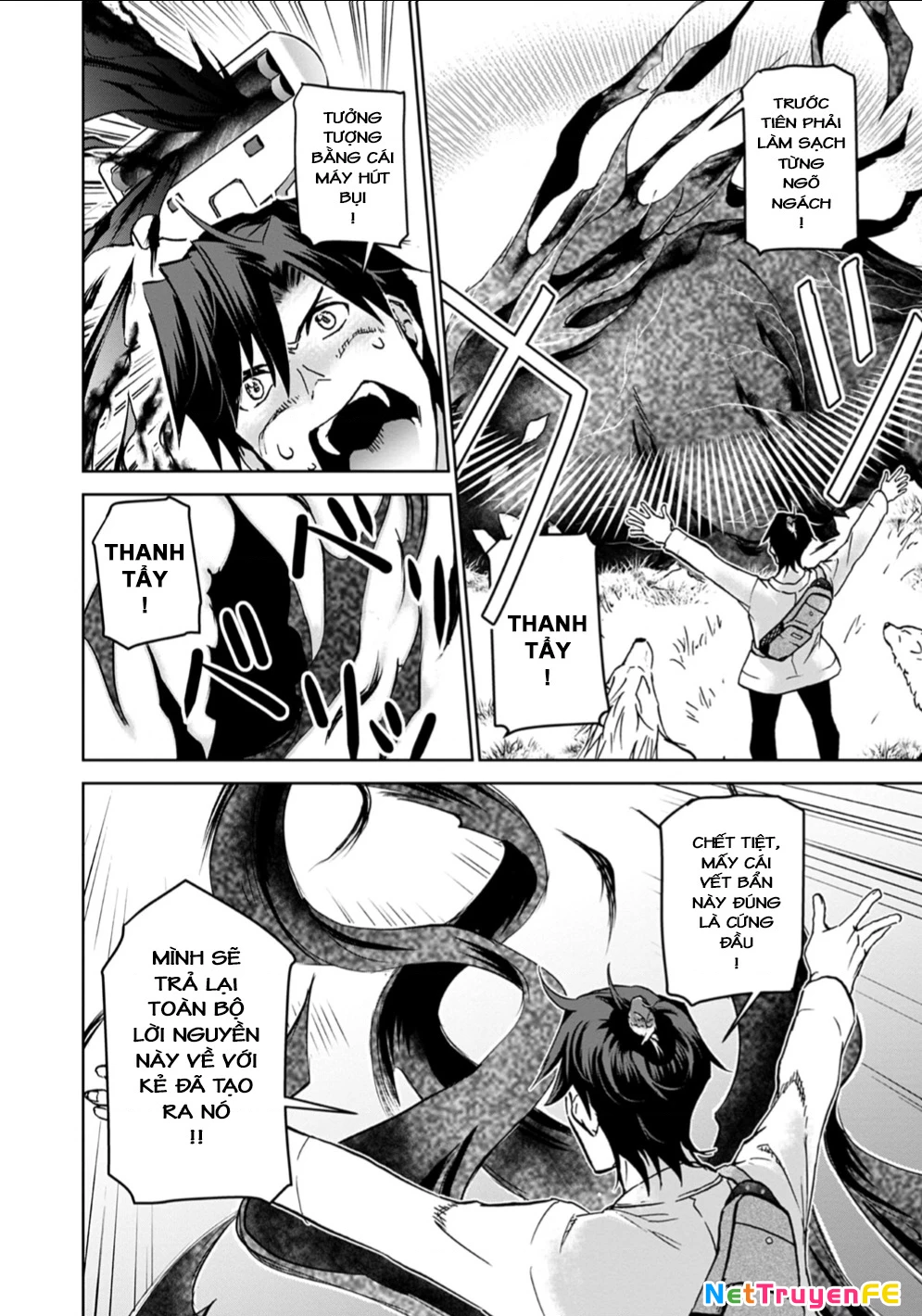 Isekai Ni Otosaretara... Jouka Wa Kihon! - Rơi Vào Dị Giới, Tôi Chủ Yếu Đi Thanh Tẩy! Chapter 4 - Trang 2