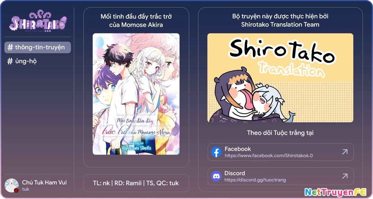 Mối tình đầu đầy trắc trở của Momose Akira Chapter 13 - Trang 3