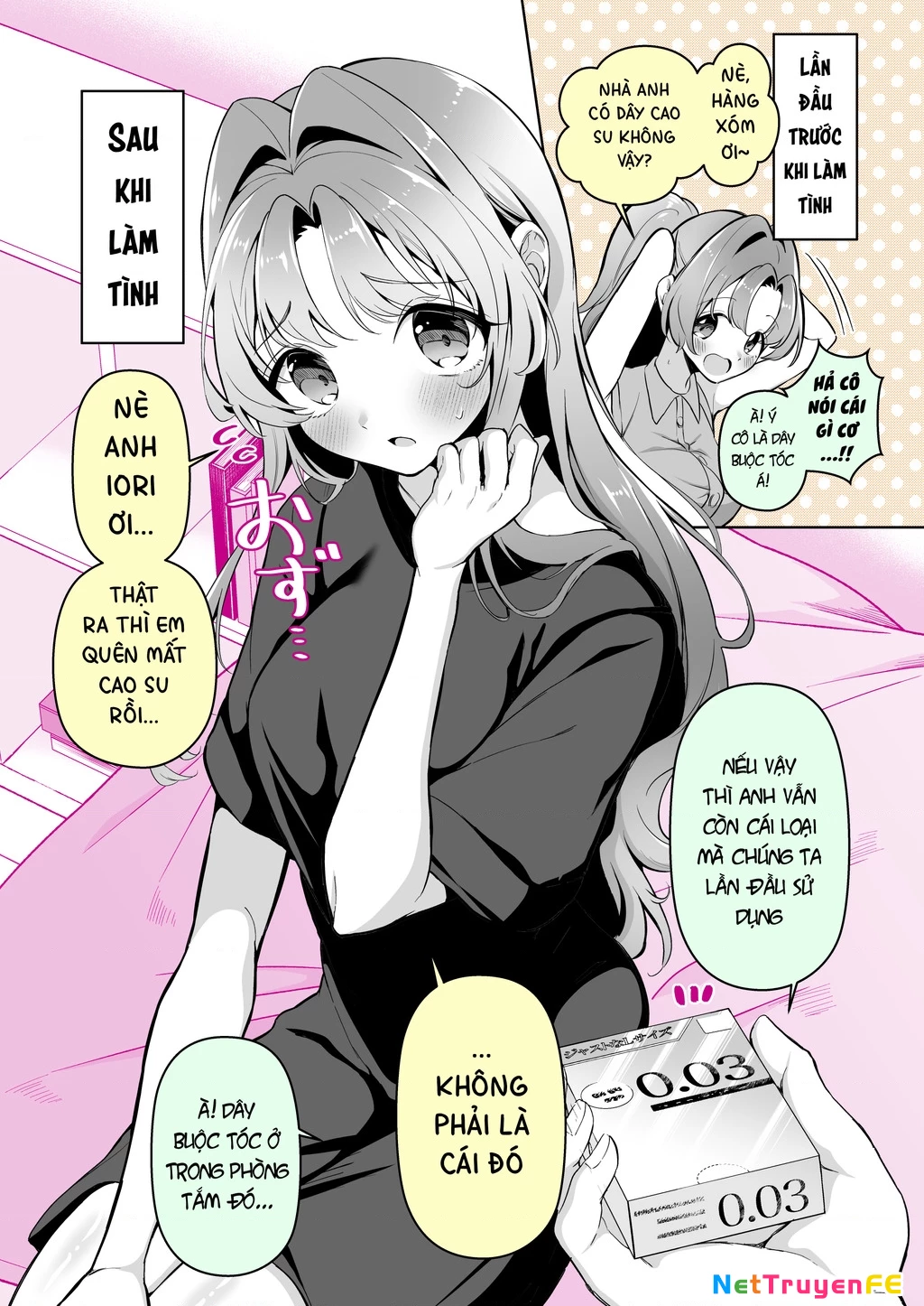 Trước và sau khi cô bạn gái ngây thơ làm tình Chapter 2 - Trang 2