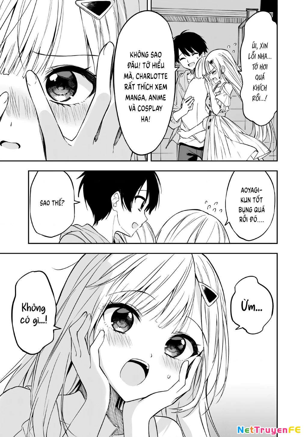 Sau khi tình cờ giúp đỡ một bé gái lạc đường, nàng mỹ nữ du học sinh thường xuyên lui tới căn hộ của tôi Chapter 9 - Trang 3