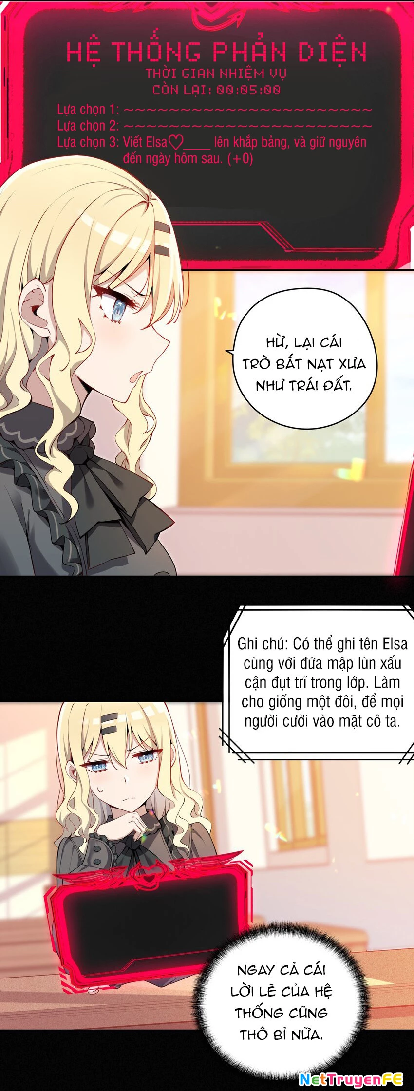 Bắt nạt mình đi mà, nữ phản diện ơi! Chapter 3 - Trang 2