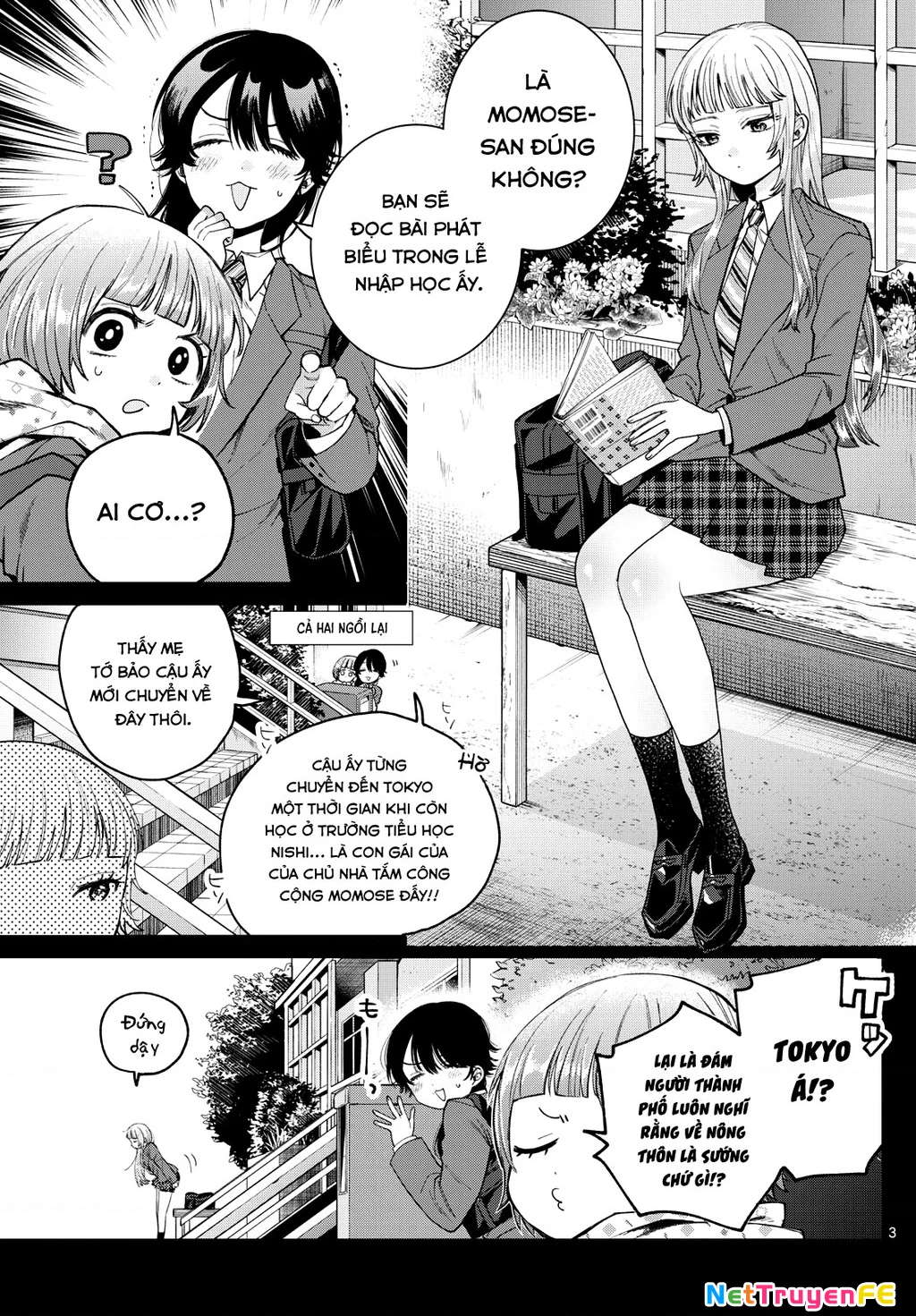 Mối tình đầu đầy trắc trở của Momose Akira Chapter 14 - Trang 3