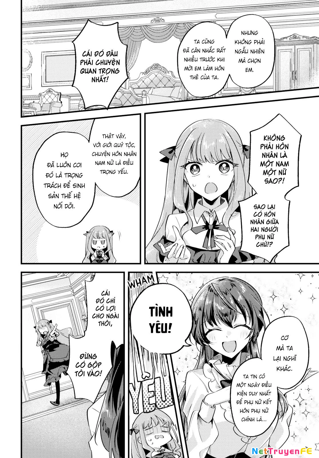 Cuộc đính hôn giữa Nàng phù thủy bị ghét bỏ và Cô công chúa giả nam Chapter 2 - Trang 2