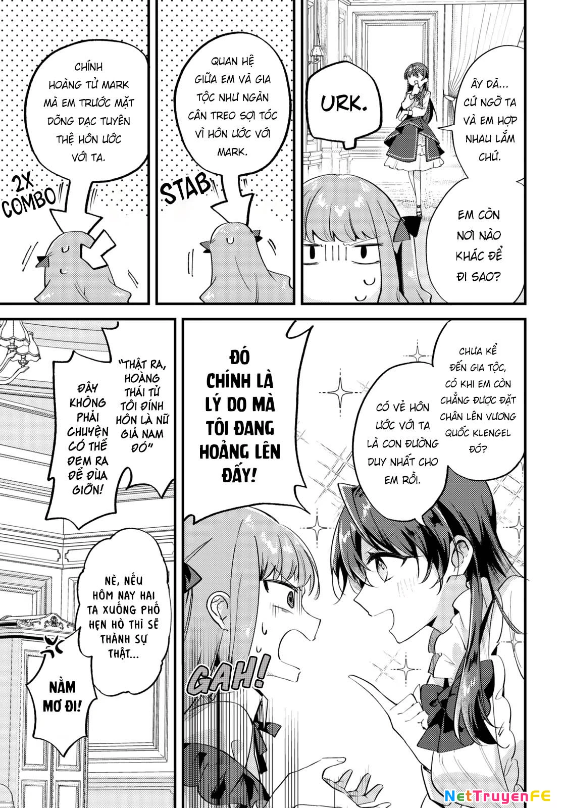 Cuộc đính hôn giữa Nàng phù thủy bị ghét bỏ và Cô công chúa giả nam Chapter 2 - Trang 2