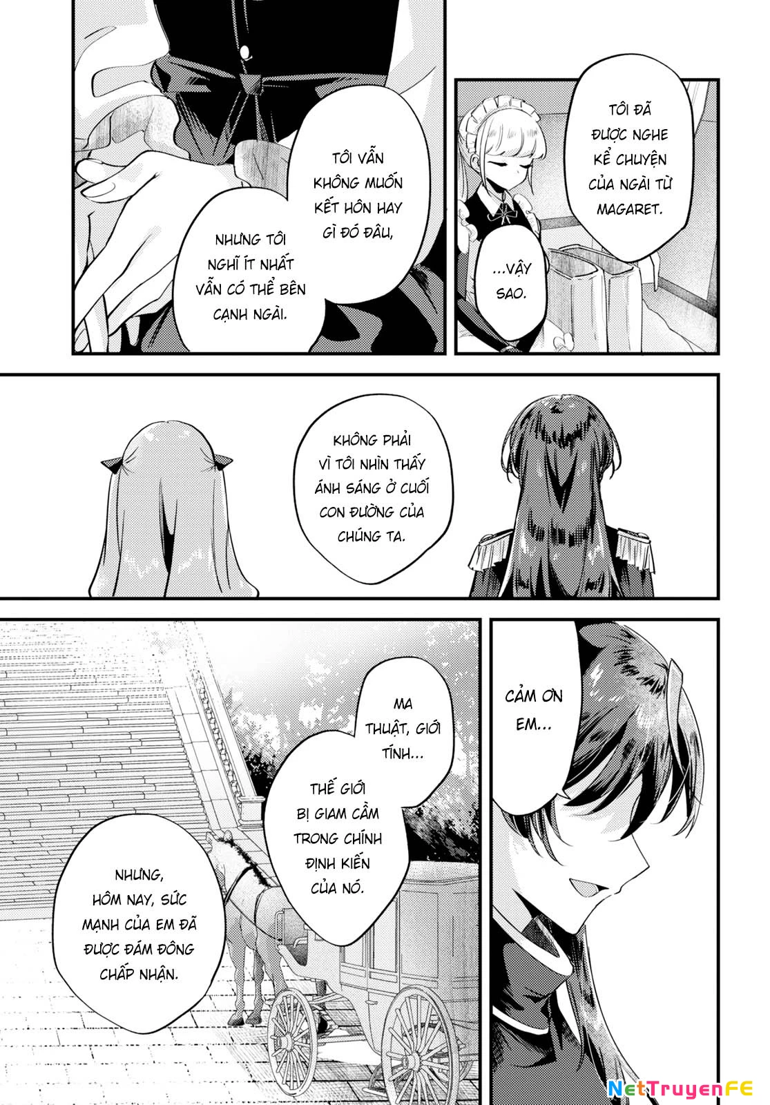 Cuộc đính hôn giữa Nàng phù thủy bị ghét bỏ và Cô công chúa giả nam Chapter 2 - Trang 2