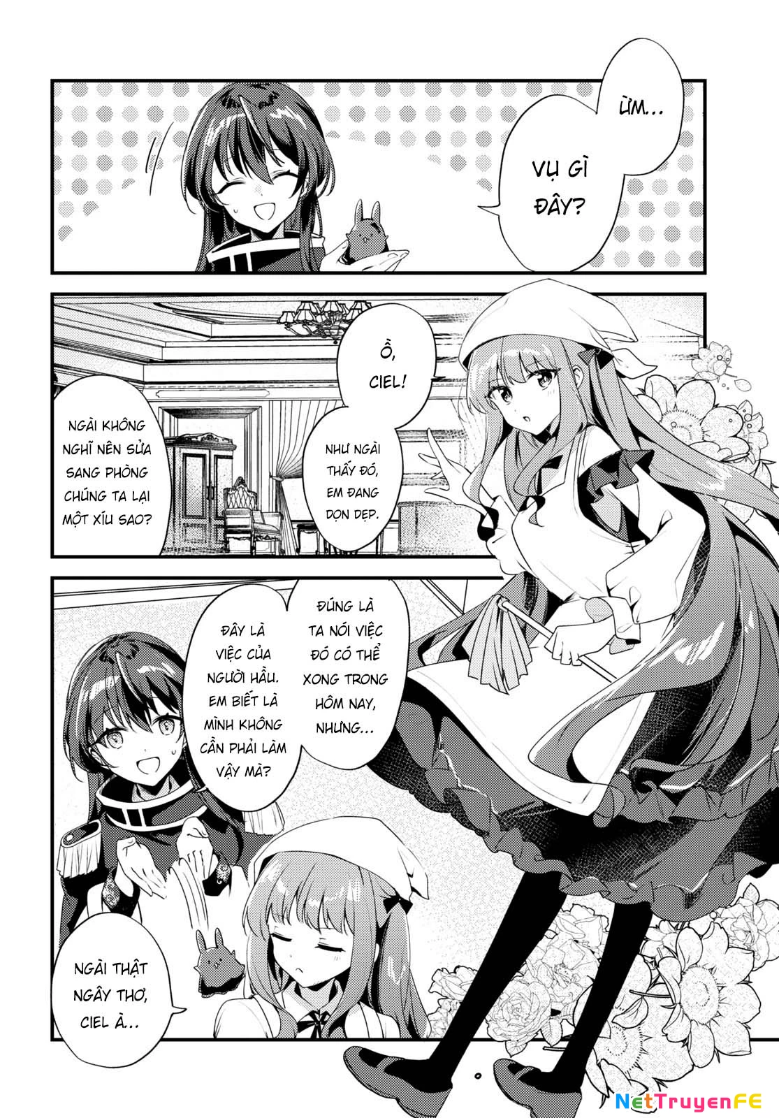 Cuộc đính hôn giữa Nàng phù thủy bị ghét bỏ và Cô công chúa giả nam Chapter 4 - Trang 2