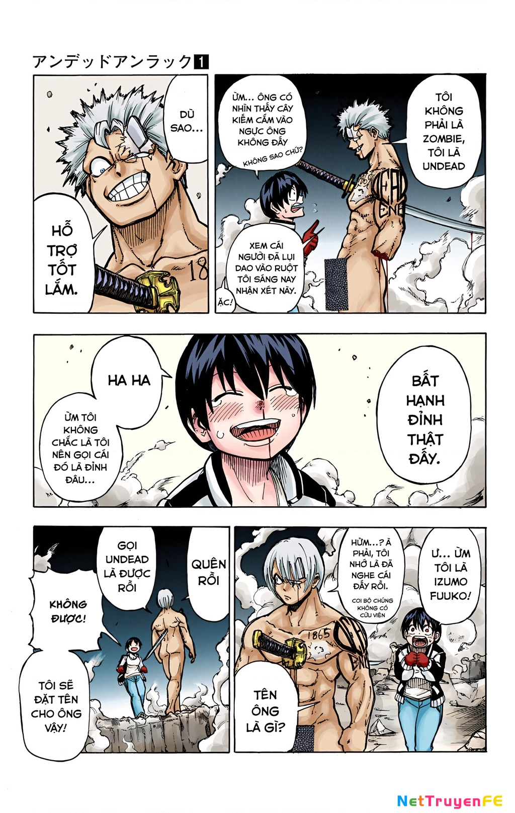 Bất Tử Và Bất Hạnh Bản Màu (Full Hd) Chapter 1 - Trang 2