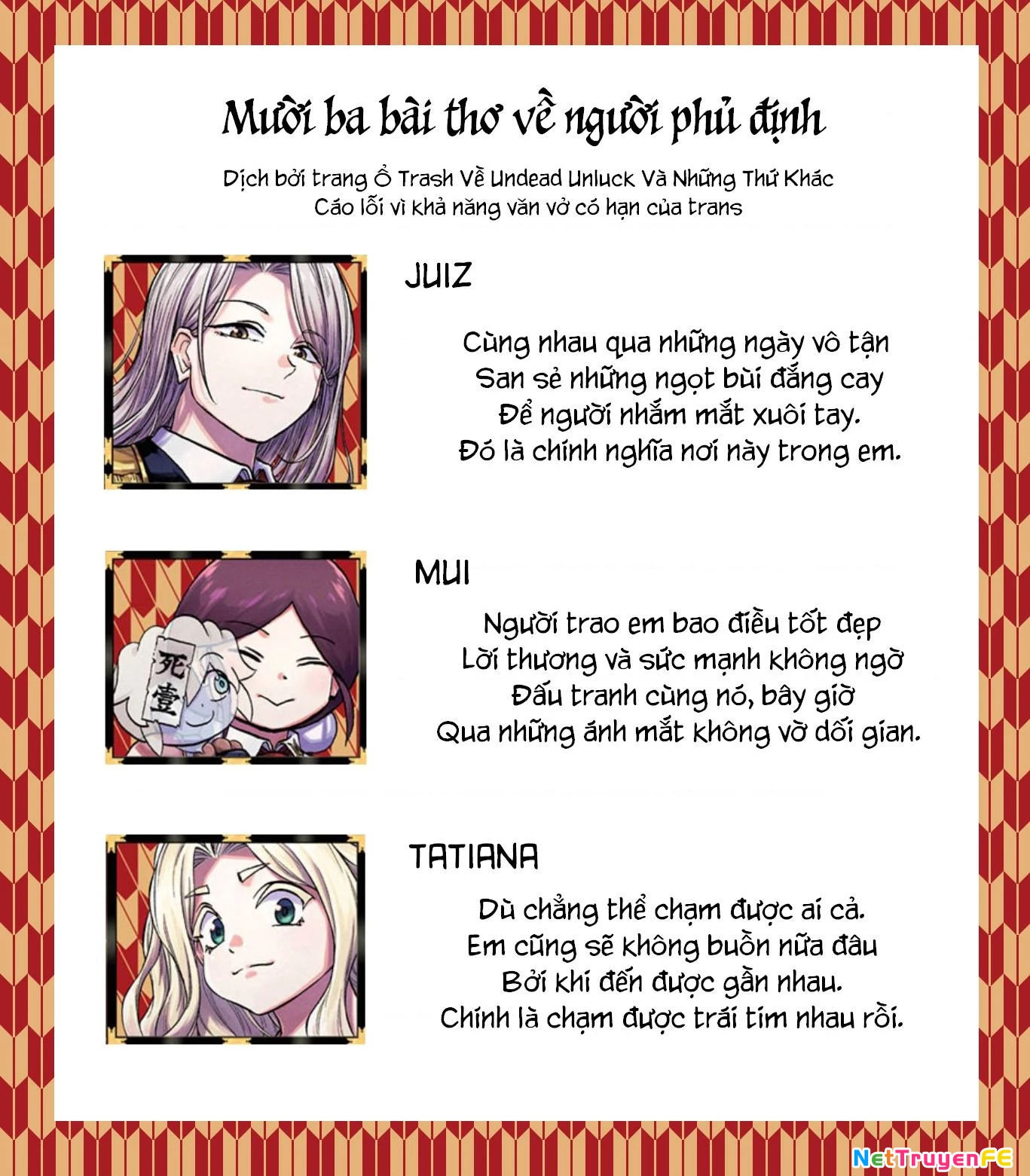 Bất Tử Và Bất Hạnh Bản Màu (Full Hd) Chapter 88.5 - Trang 2