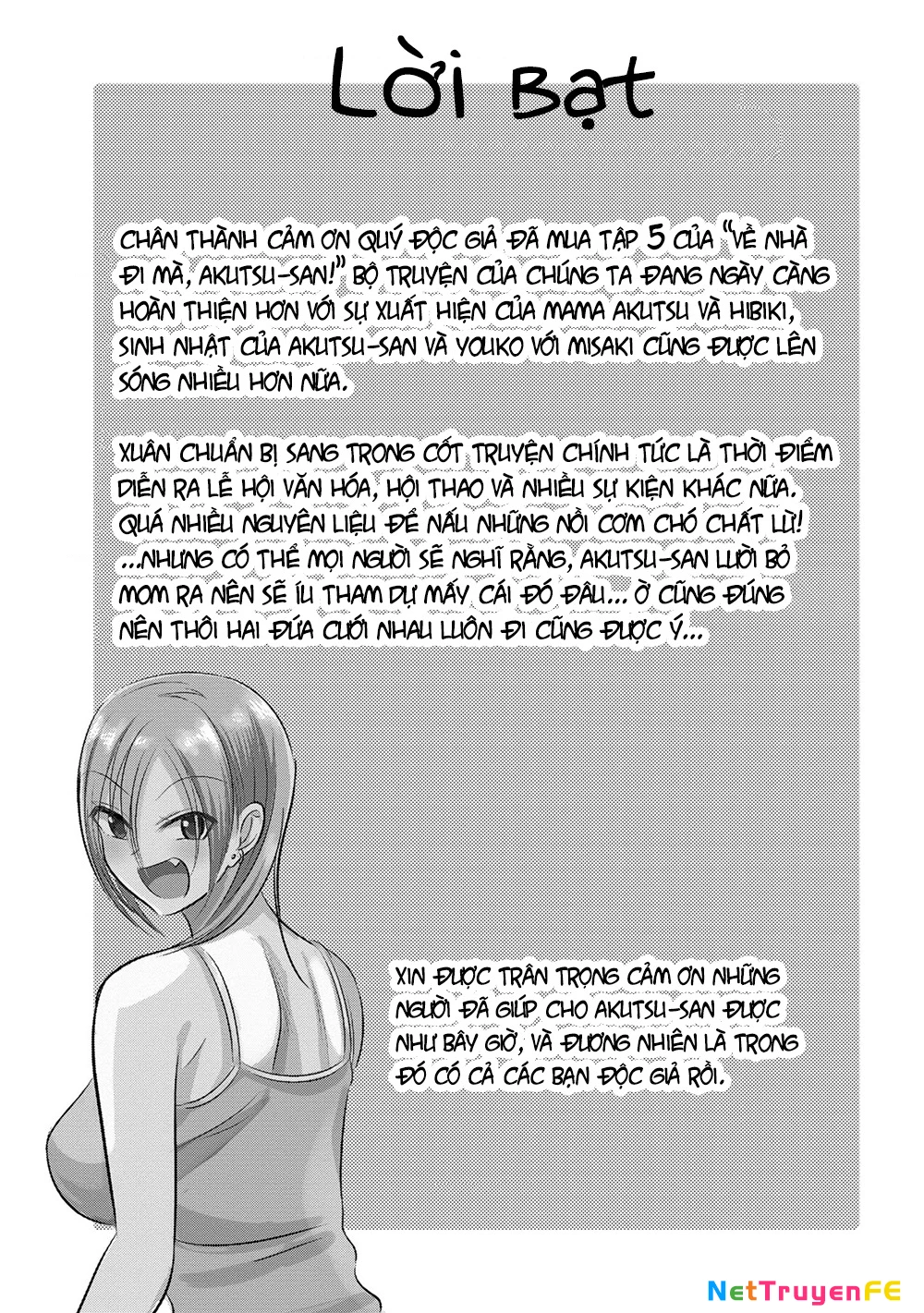 Please Go Home, Akutsu-San! Chapter 105.3 - Trang 2