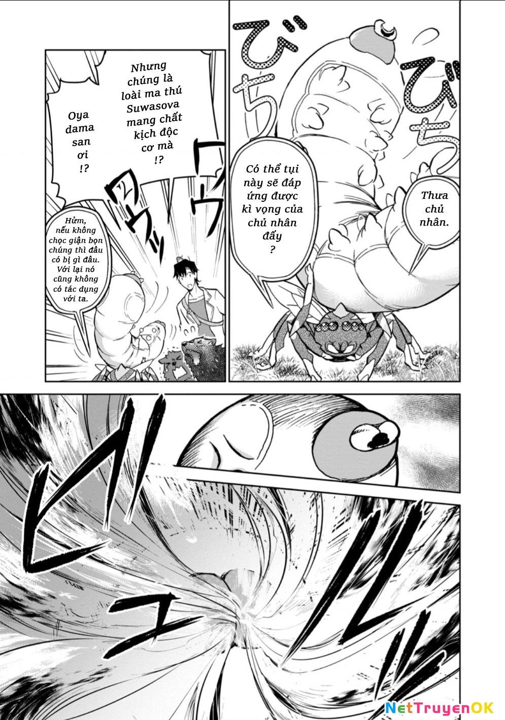 Isekai Ni Otosaretara... Jouka Wa Kihon! - Rơi Vào Dị Giới, Tôi Chủ Yếu Đi Thanh Tẩy! Chapter 9 - Trang 2