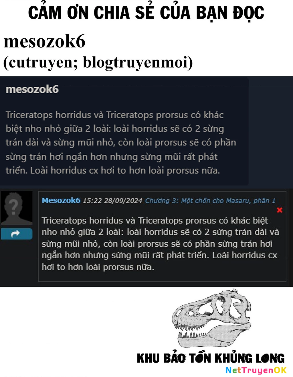 Khu bảo tồn khủng long Chapter 4 - Trang 2