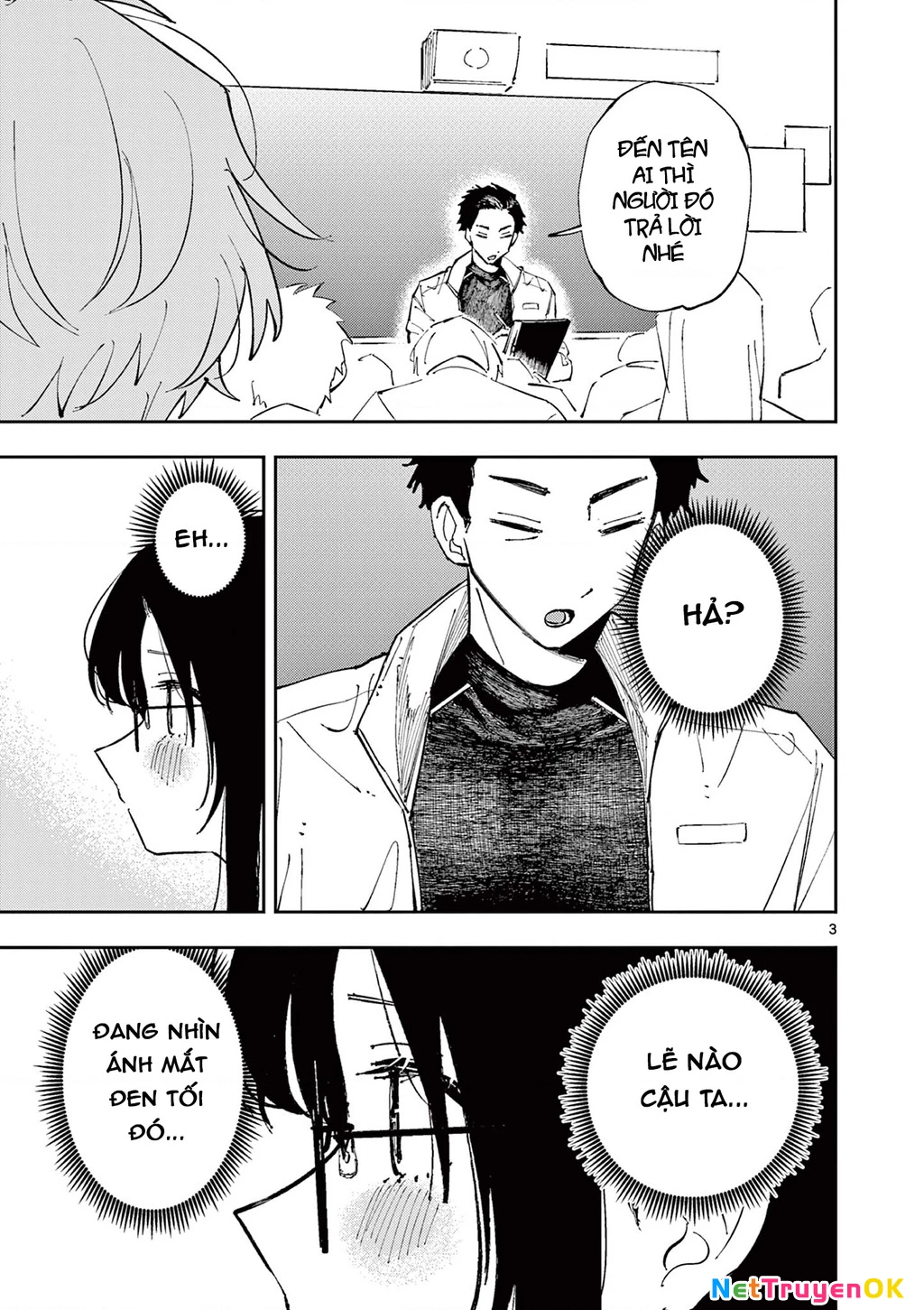 Nhỏ ngồi cạnh bên nhìn tôi với ánh mắt như vậy Chapter 3 - Trang 2