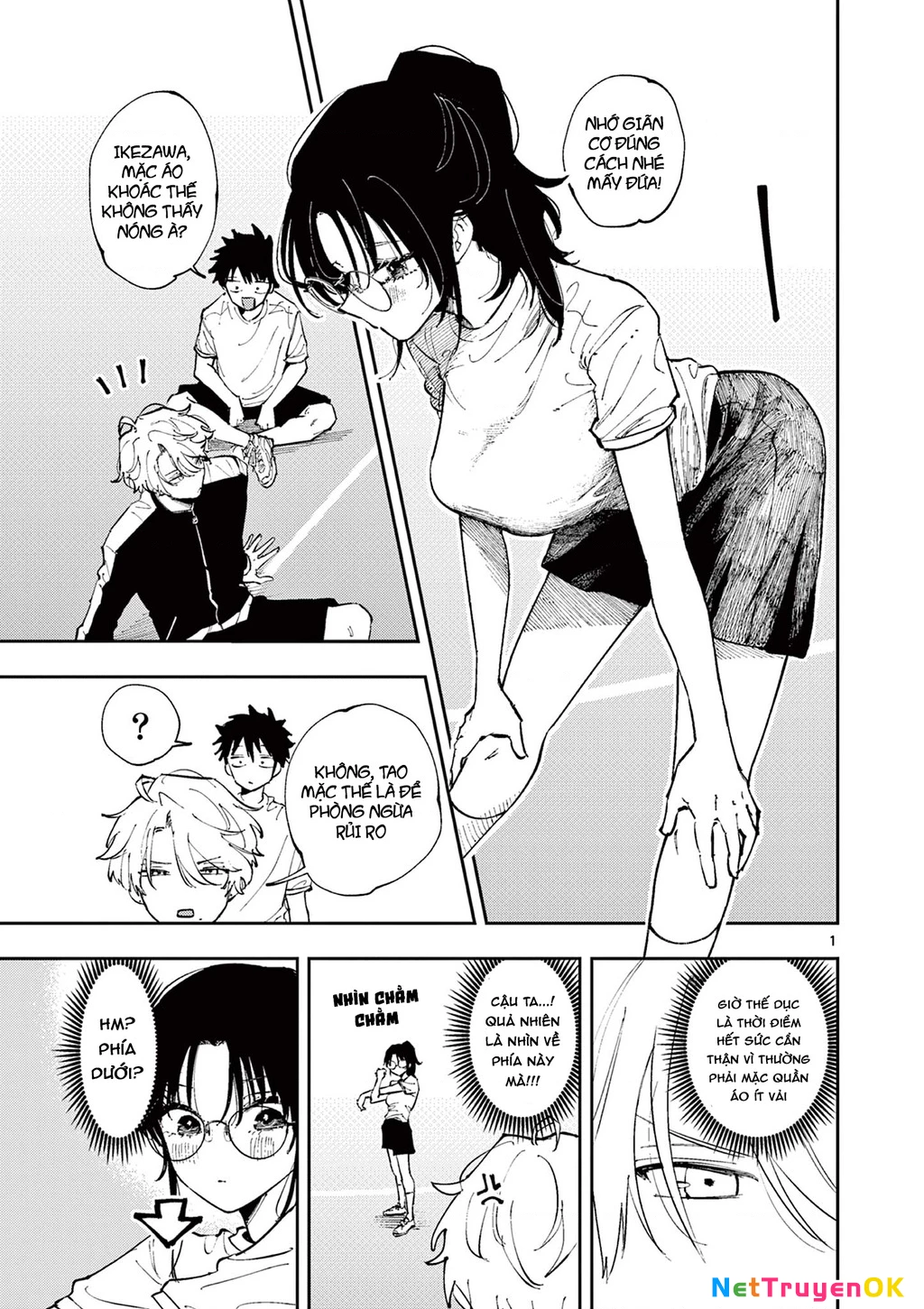 Nhỏ ngồi cạnh bên nhìn tôi với ánh mắt như vậy Chapter 4 - Trang 2