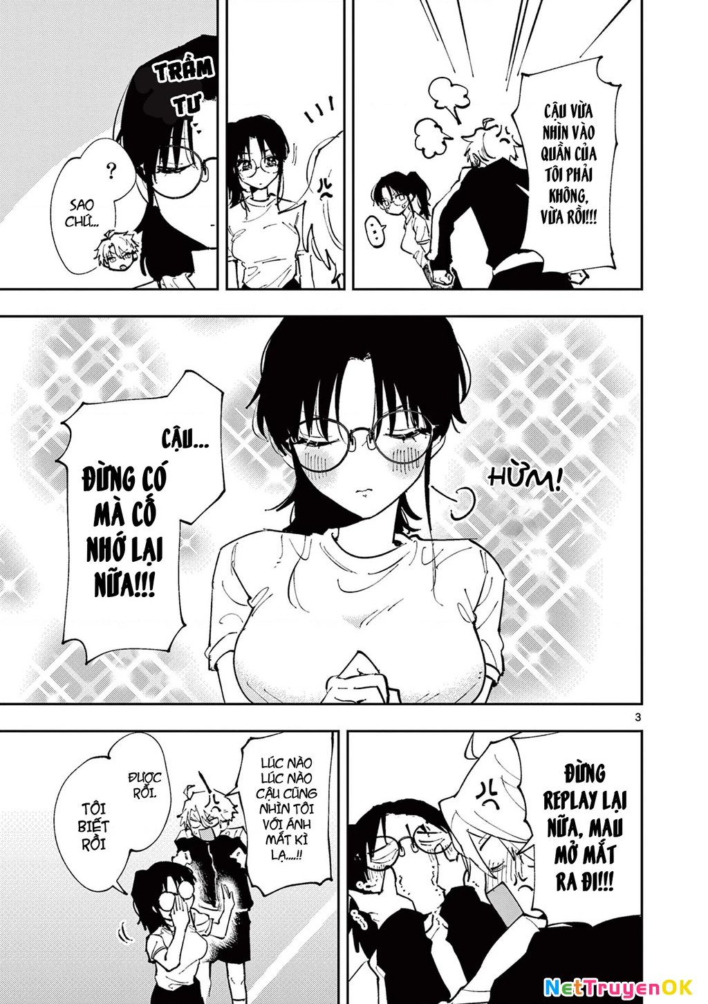 Nhỏ ngồi cạnh bên nhìn tôi với ánh mắt như vậy Chapter 4 - Trang 2