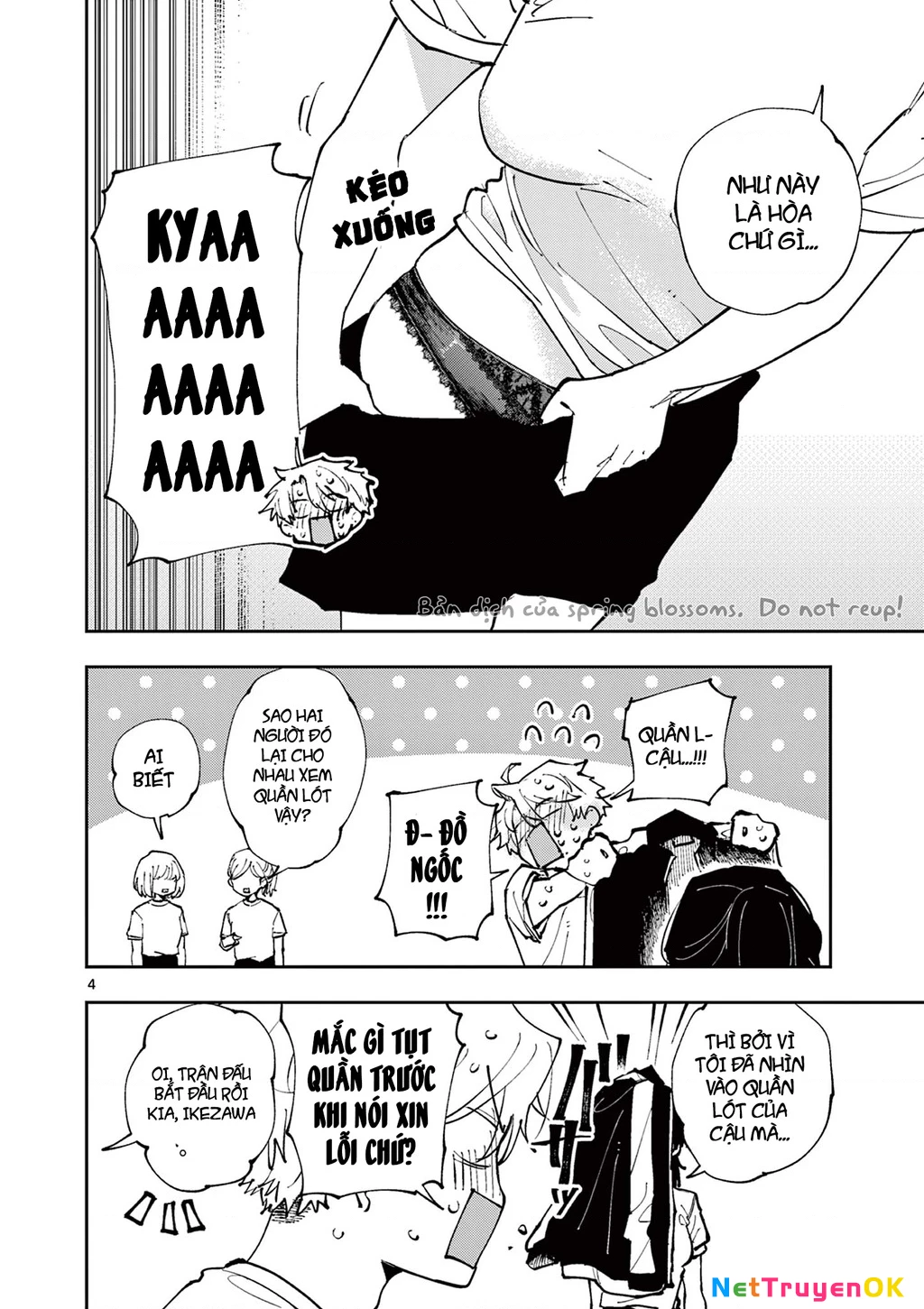 Nhỏ ngồi cạnh bên nhìn tôi với ánh mắt như vậy Chapter 4 - Trang 2