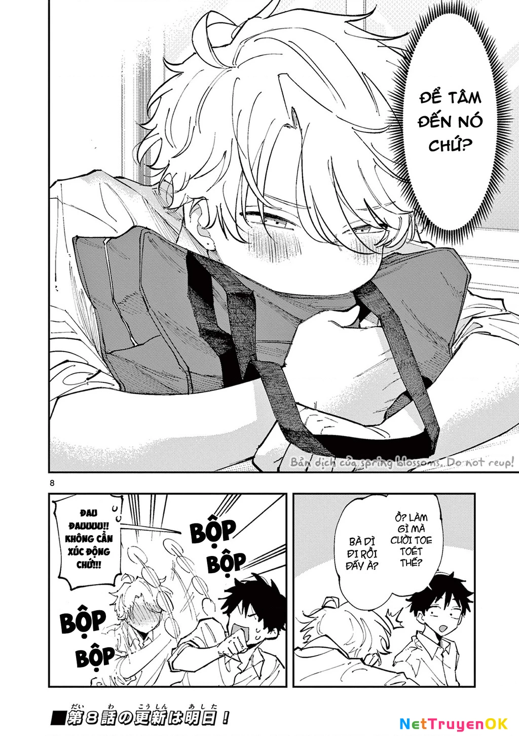 Nhỏ ngồi cạnh bên nhìn tôi với ánh mắt như vậy Chapter 7 - Trang 2