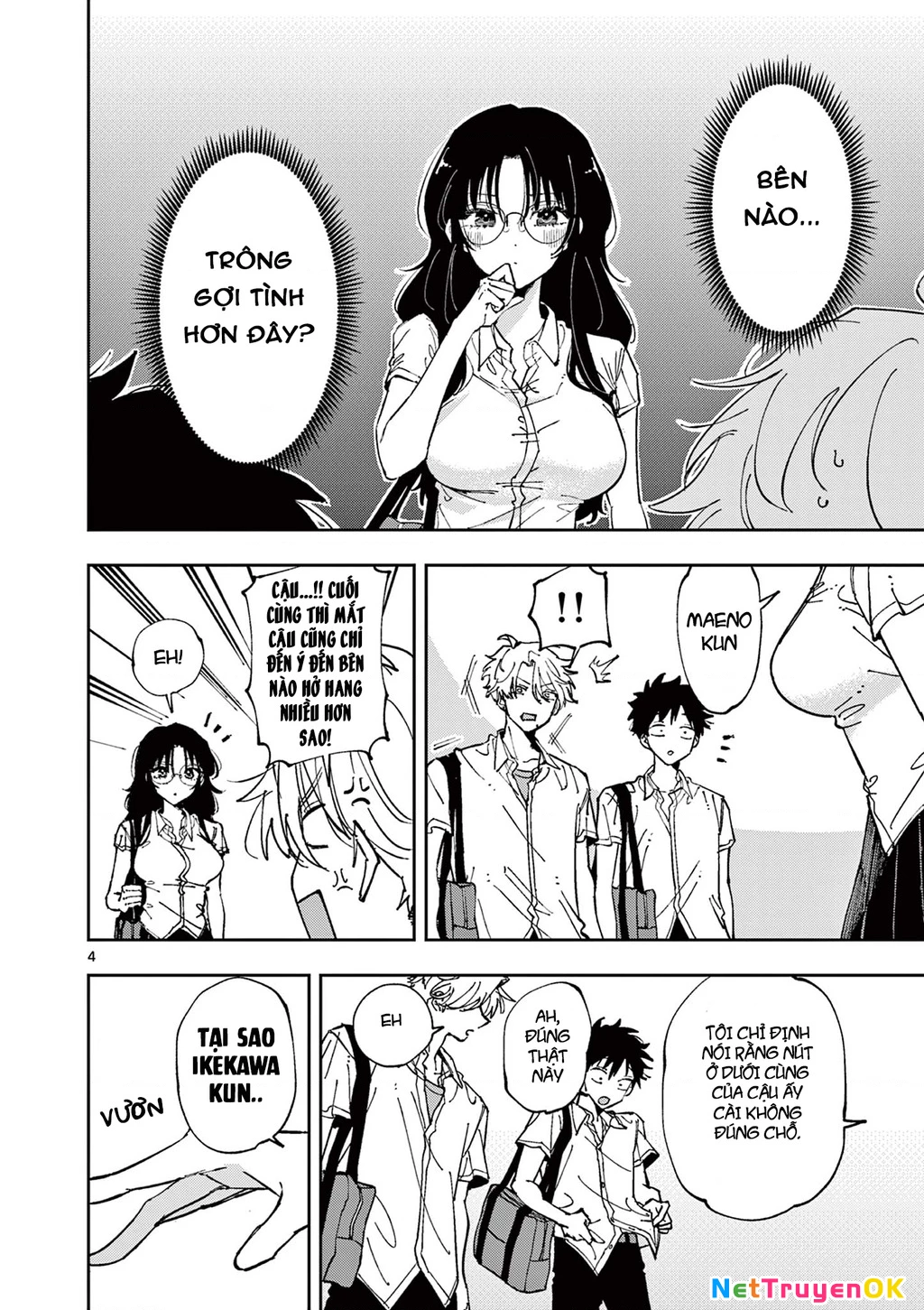 Nhỏ ngồi cạnh bên nhìn tôi với ánh mắt như vậy Chapter 8 - Trang 2