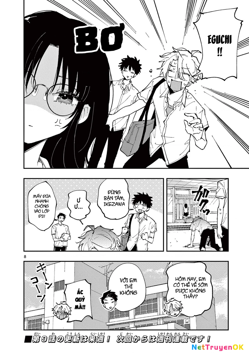 Nhỏ ngồi cạnh bên nhìn tôi với ánh mắt như vậy Chapter 8 - Trang 2