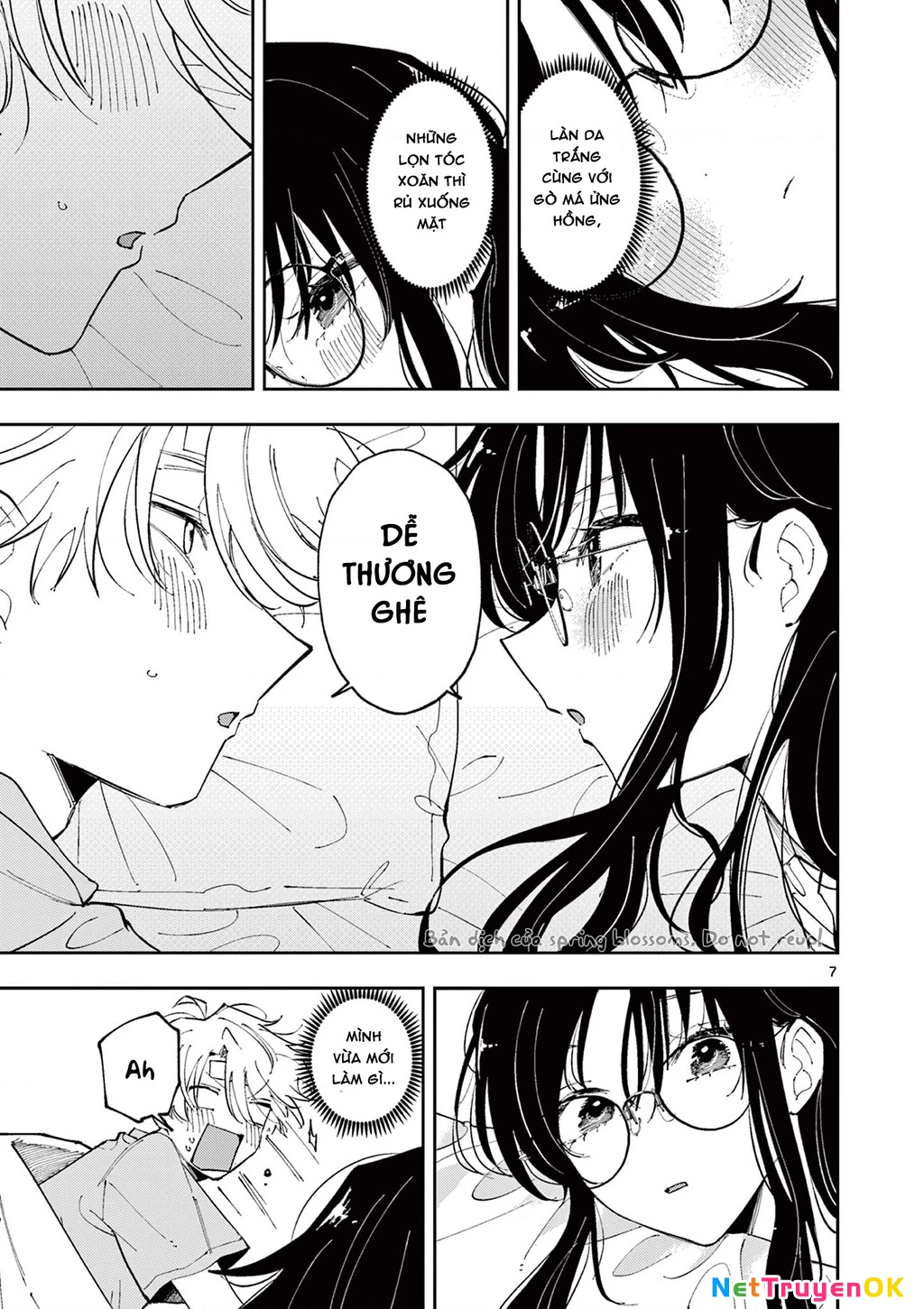 Nhỏ ngồi cạnh bên nhìn tôi với ánh mắt như vậy Chapter 12 - Trang 2