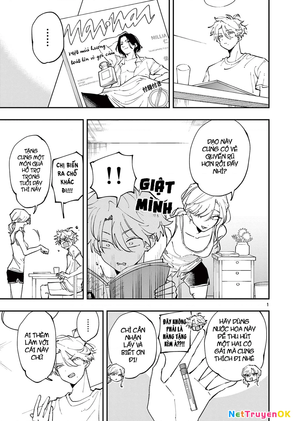 Nhỏ ngồi cạnh bên nhìn tôi với ánh mắt như vậy Chapter 13 - Trang 2