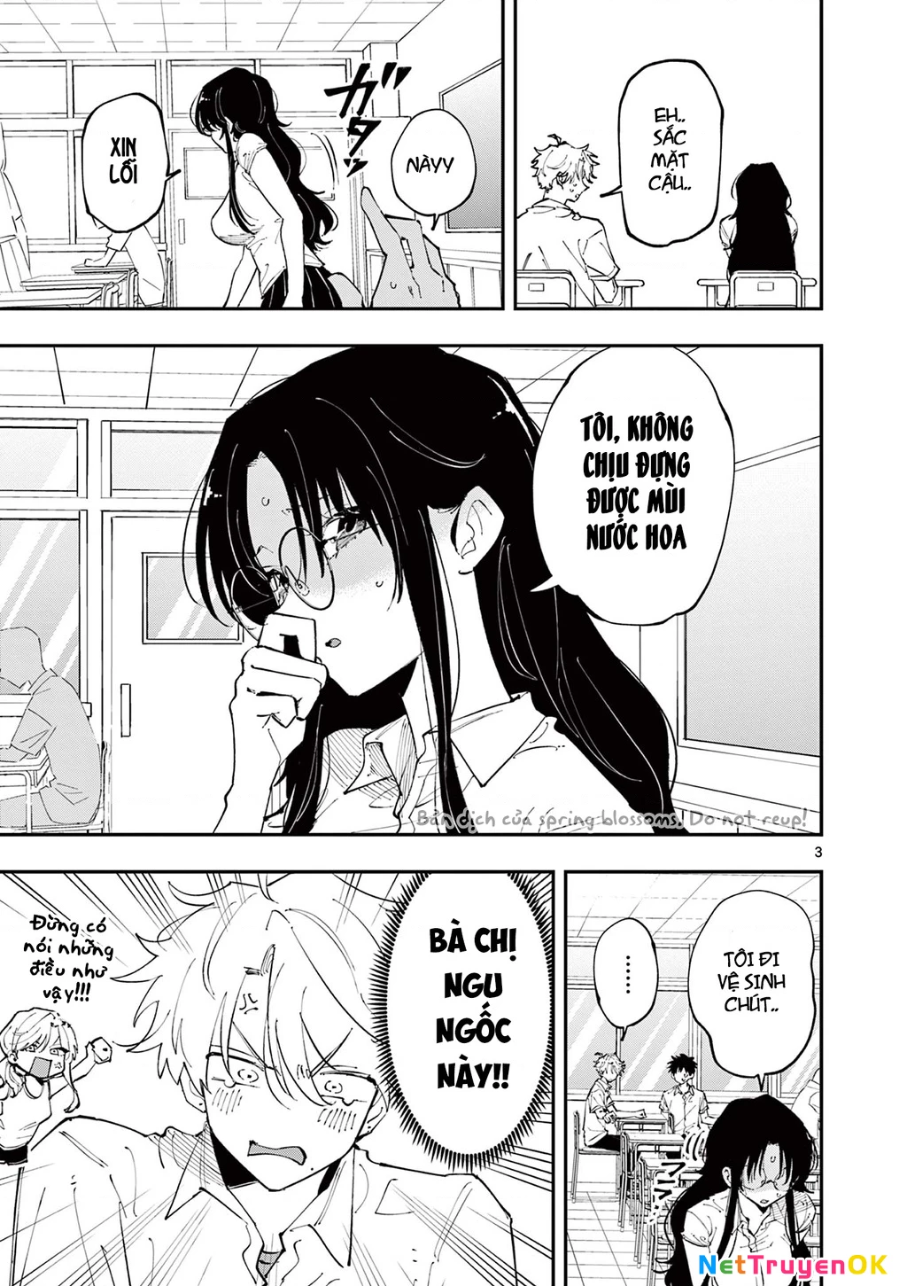 Nhỏ ngồi cạnh bên nhìn tôi với ánh mắt như vậy Chapter 13 - Trang 2