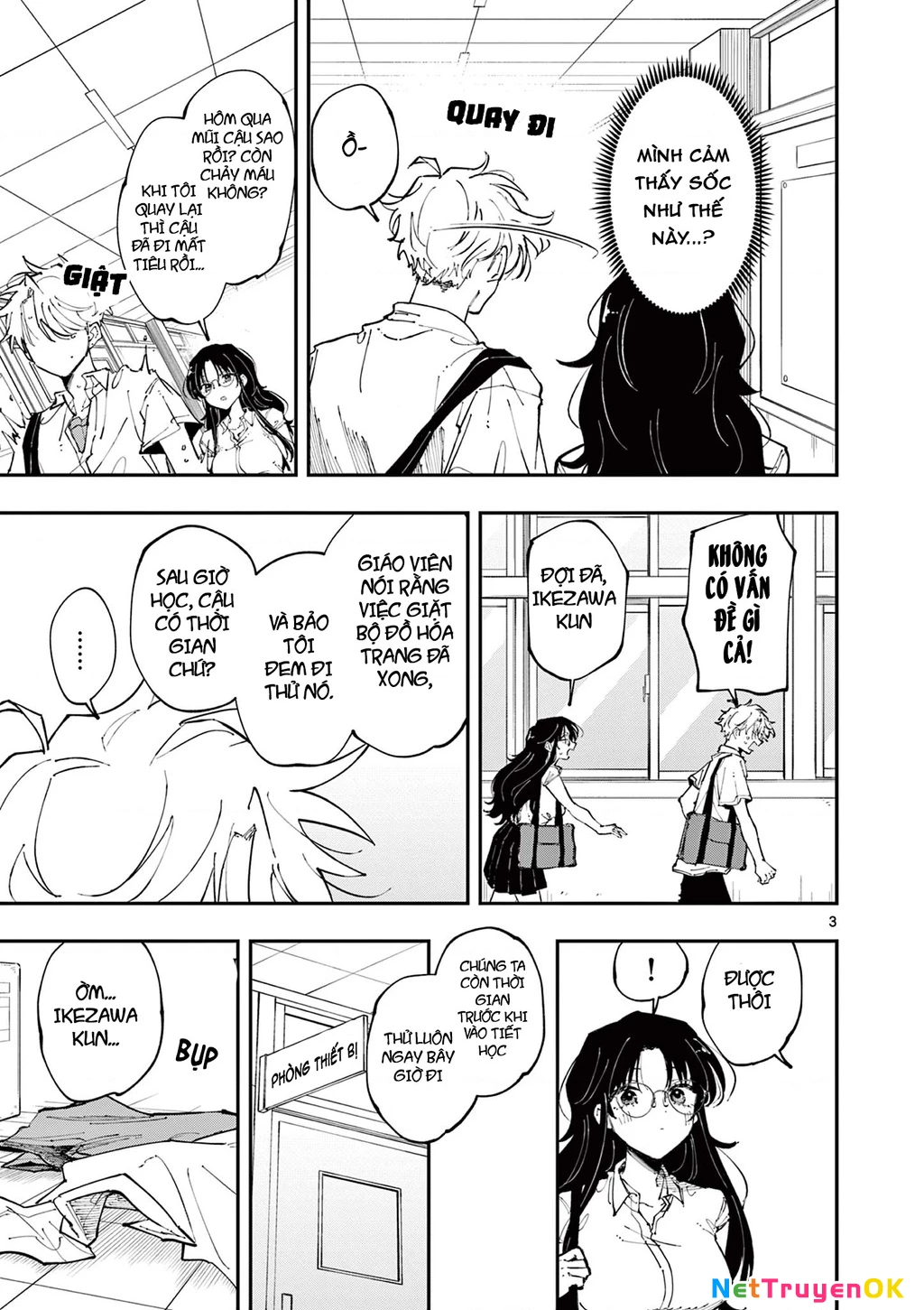 Nhỏ ngồi cạnh bên nhìn tôi với ánh mắt như vậy Chapter 15 - Trang 2