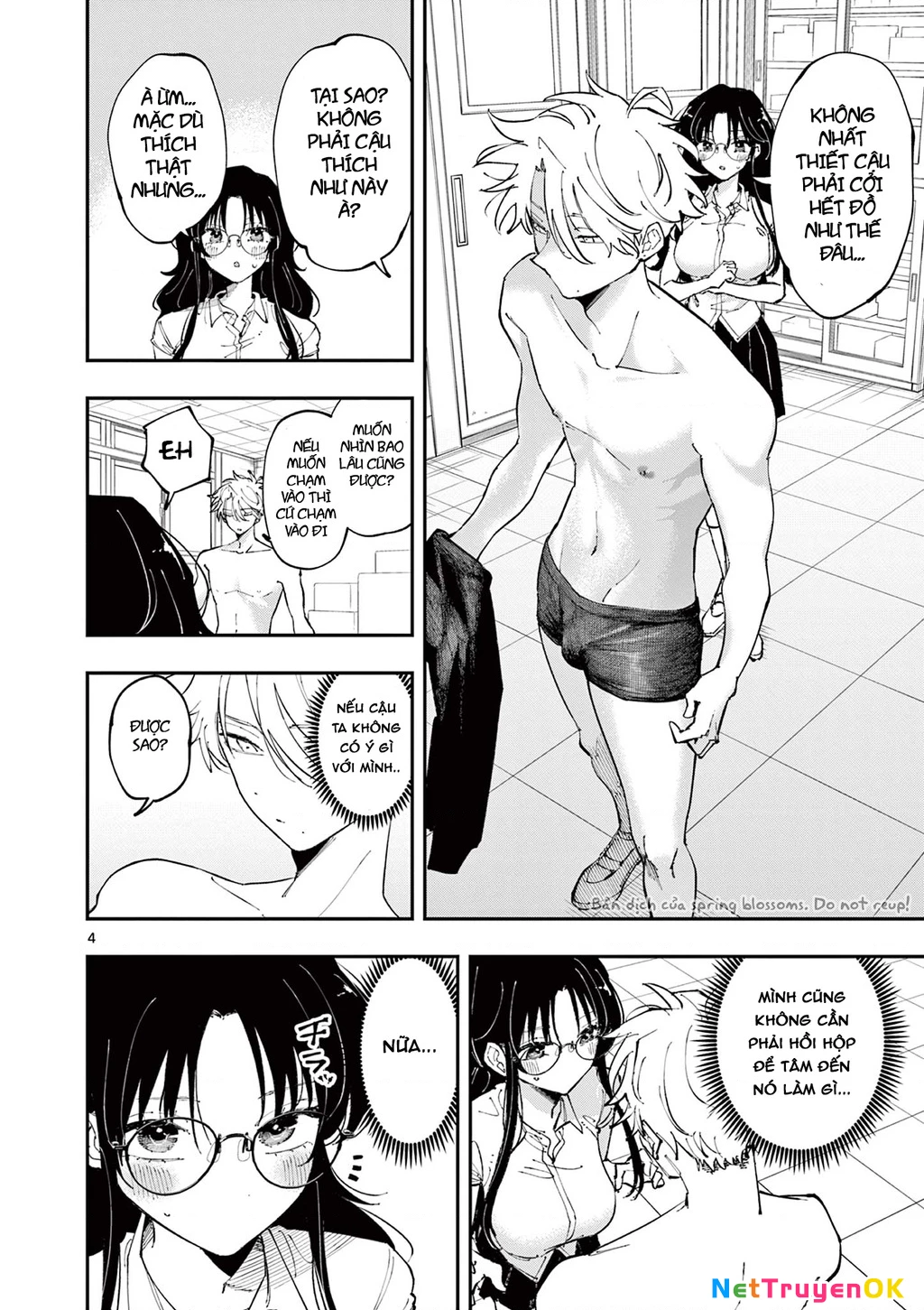 Nhỏ ngồi cạnh bên nhìn tôi với ánh mắt như vậy Chapter 15 - Trang 2