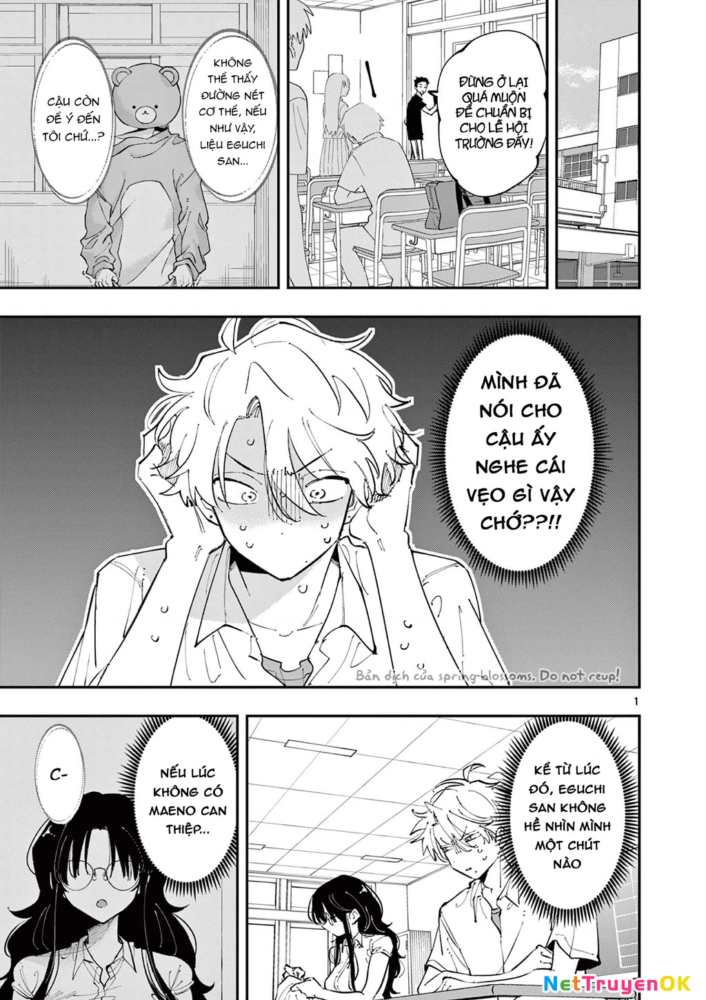 Nhỏ ngồi cạnh bên nhìn tôi với ánh mắt như vậy Chapter 16 - Trang 2