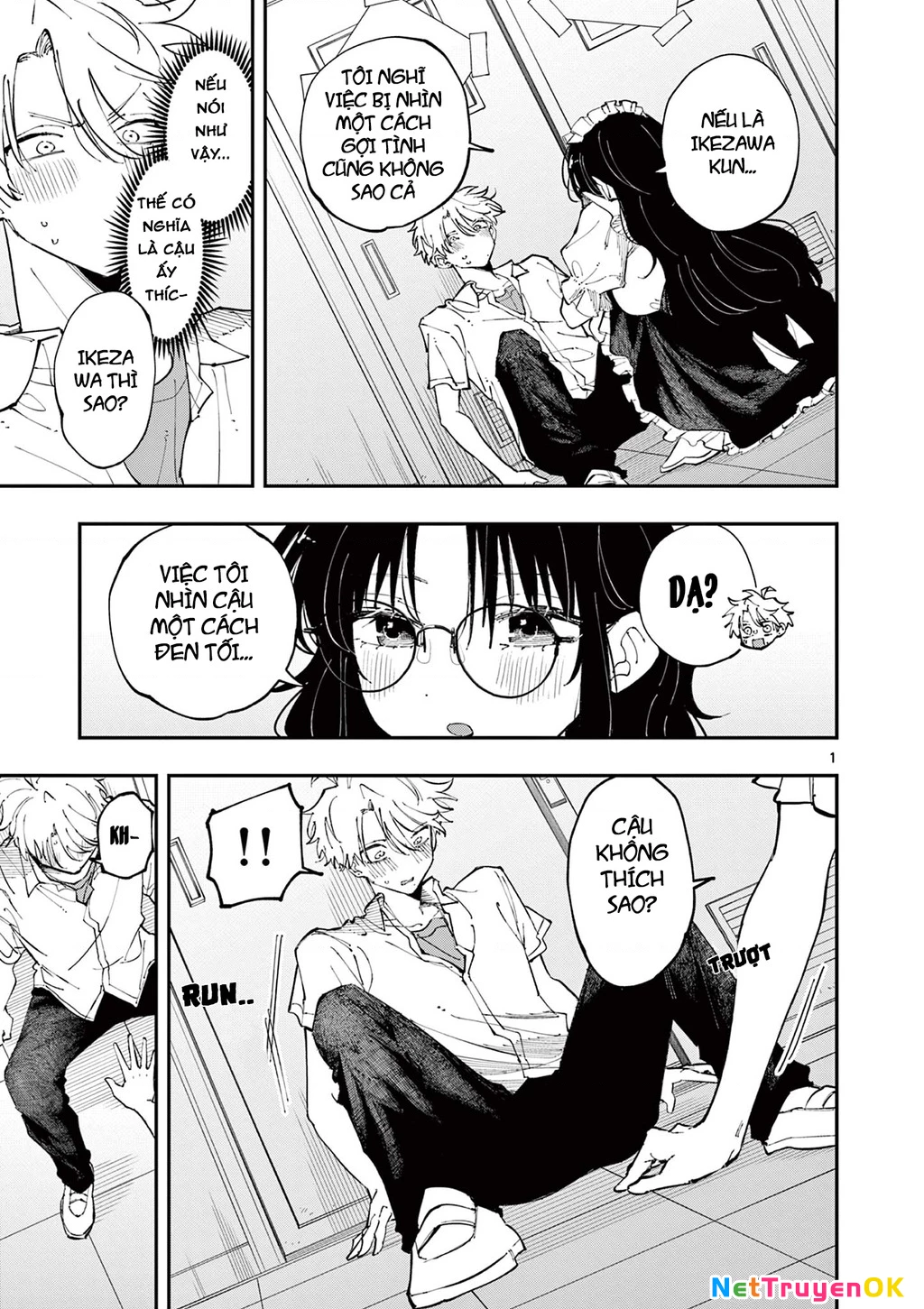 Nhỏ ngồi cạnh bên nhìn tôi với ánh mắt như vậy Chapter 17 - Trang 2