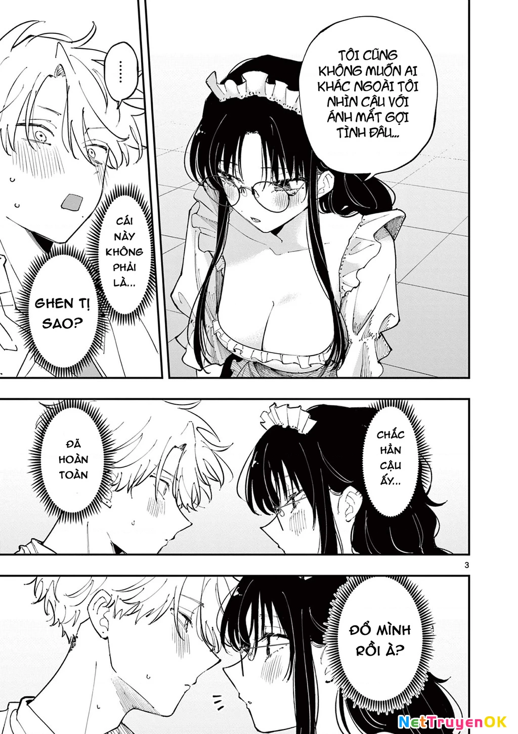 Nhỏ ngồi cạnh bên nhìn tôi với ánh mắt như vậy Chapter 17 - Trang 2