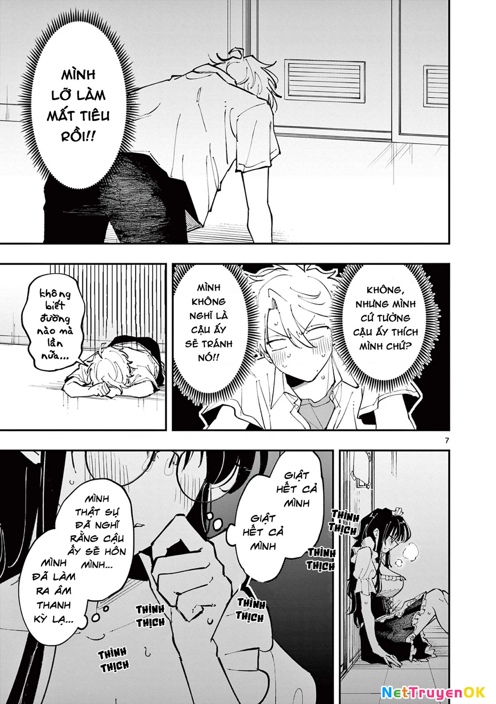 Nhỏ ngồi cạnh bên nhìn tôi với ánh mắt như vậy Chapter 17 - Trang 2