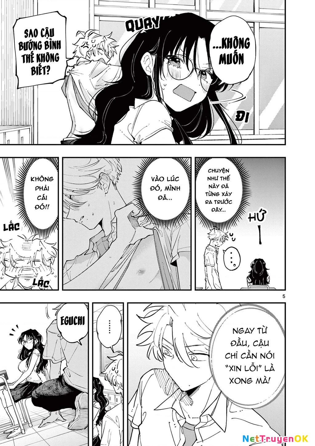 Nhỏ ngồi cạnh bên nhìn tôi với ánh mắt như vậy Chapter 18 - Trang 2