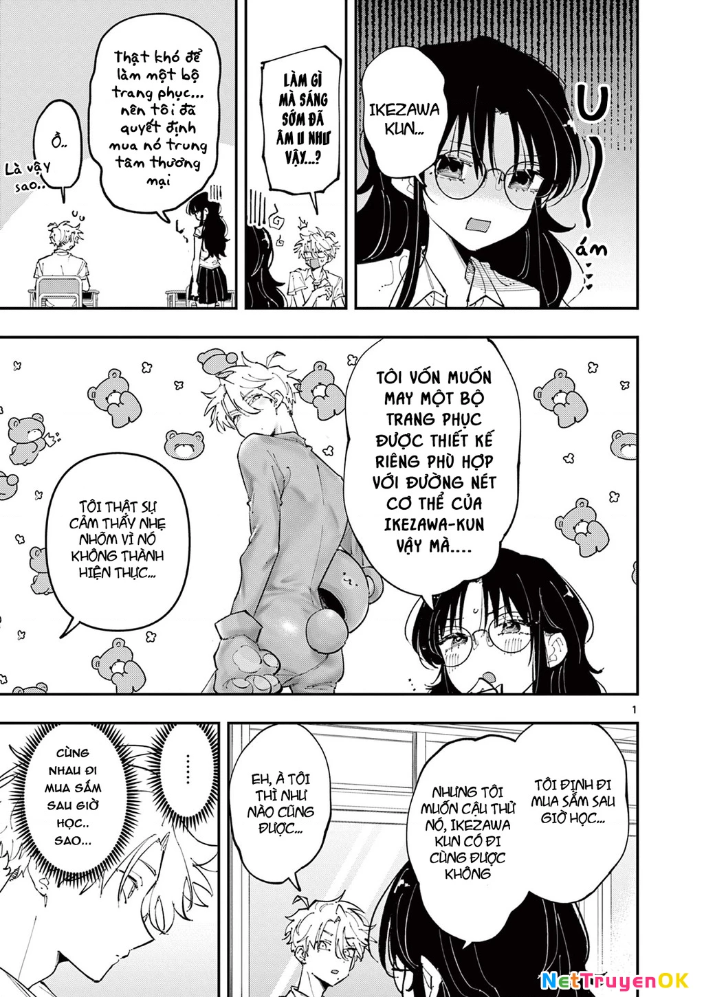 Nhỏ ngồi cạnh bên nhìn tôi với ánh mắt như vậy Chapter 19 - Trang 2