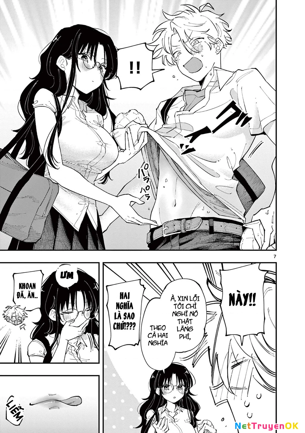 Nhỏ ngồi cạnh bên nhìn tôi với ánh mắt như vậy Chapter 19 - Trang 2