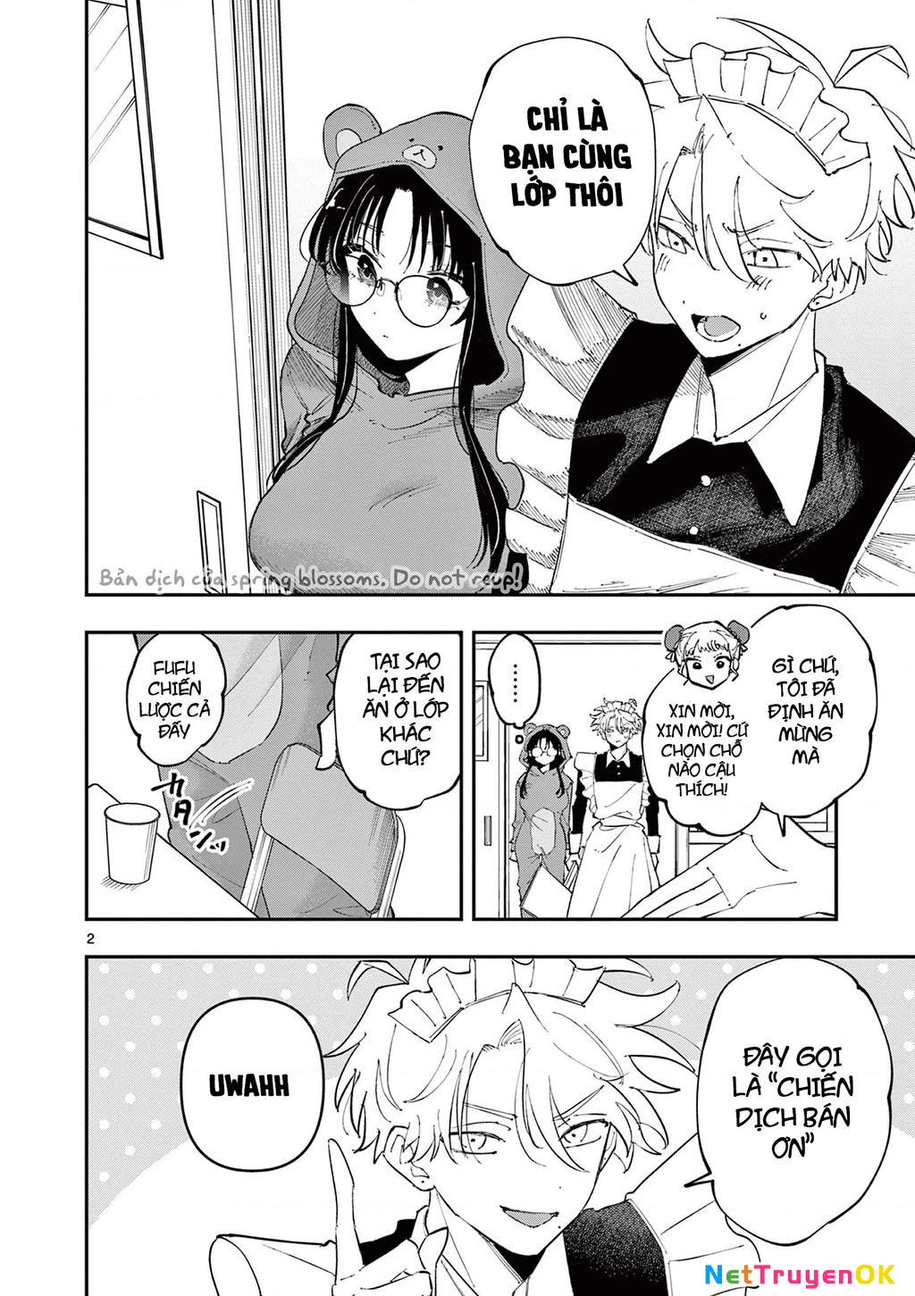 Nhỏ ngồi cạnh bên nhìn tôi với ánh mắt như vậy Chapter 27 - Trang 2