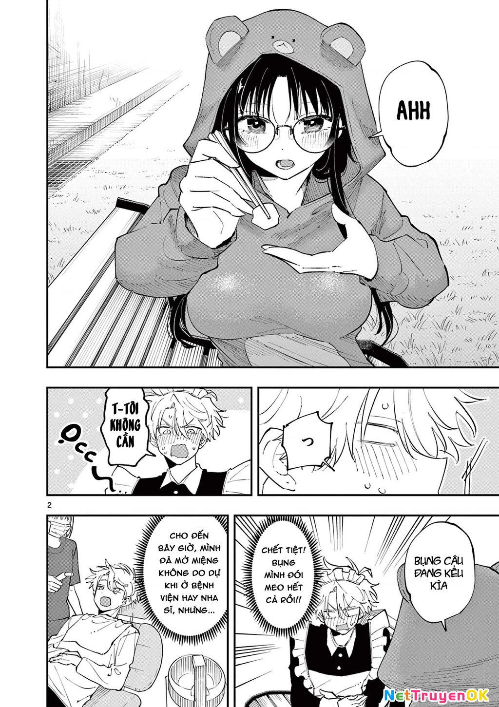 Nhỏ ngồi cạnh bên nhìn tôi với ánh mắt như vậy Chapter 28 - Trang 2