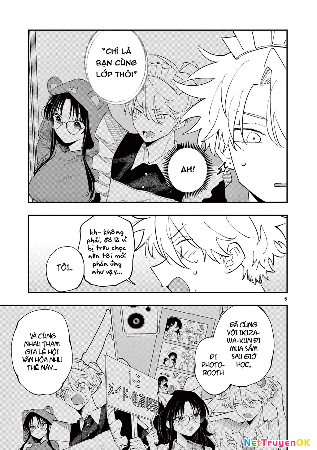 Nhỏ ngồi cạnh bên nhìn tôi với ánh mắt như vậy Chapter 28 - Trang 2