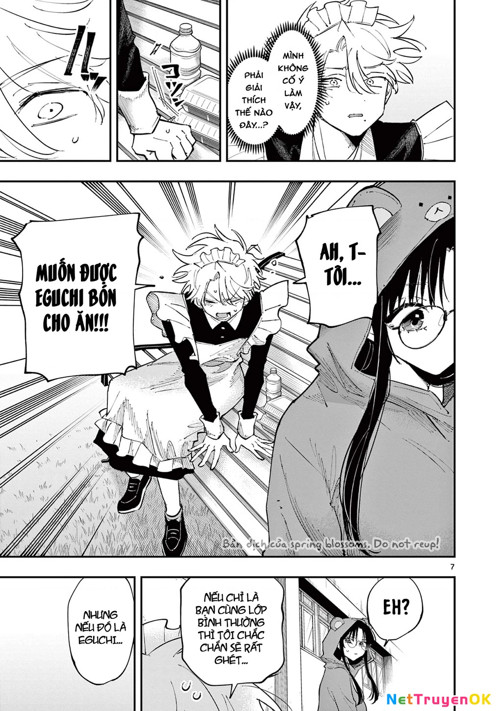 Nhỏ ngồi cạnh bên nhìn tôi với ánh mắt như vậy Chapter 28 - Trang 2