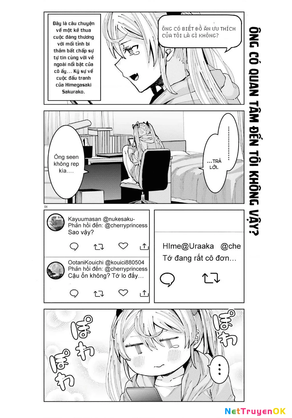 Sakurako Himegasaki is Still Pitiably Cute Today Chapter 4 - Trang 2