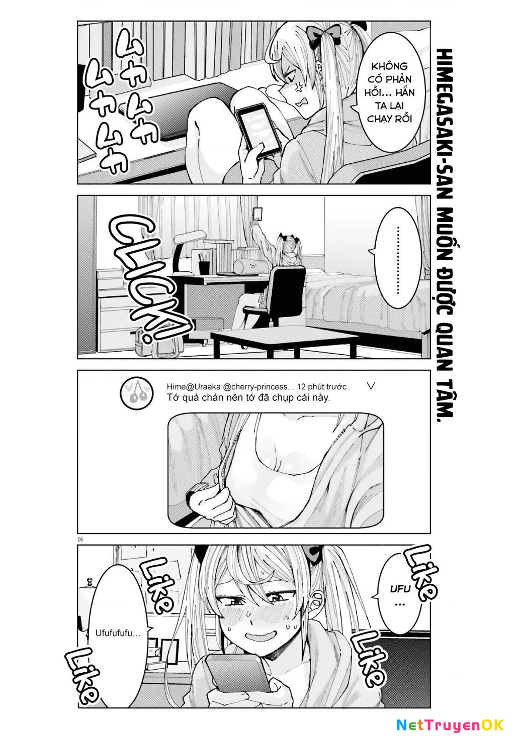 Sakurako Himegasaki is Still Pitiably Cute Today Chapter 4 - Trang 2