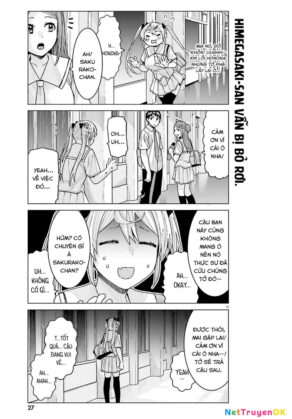 Sakurako Himegasaki is Still Pitiably Cute Today Chapter 10 - Trang 2