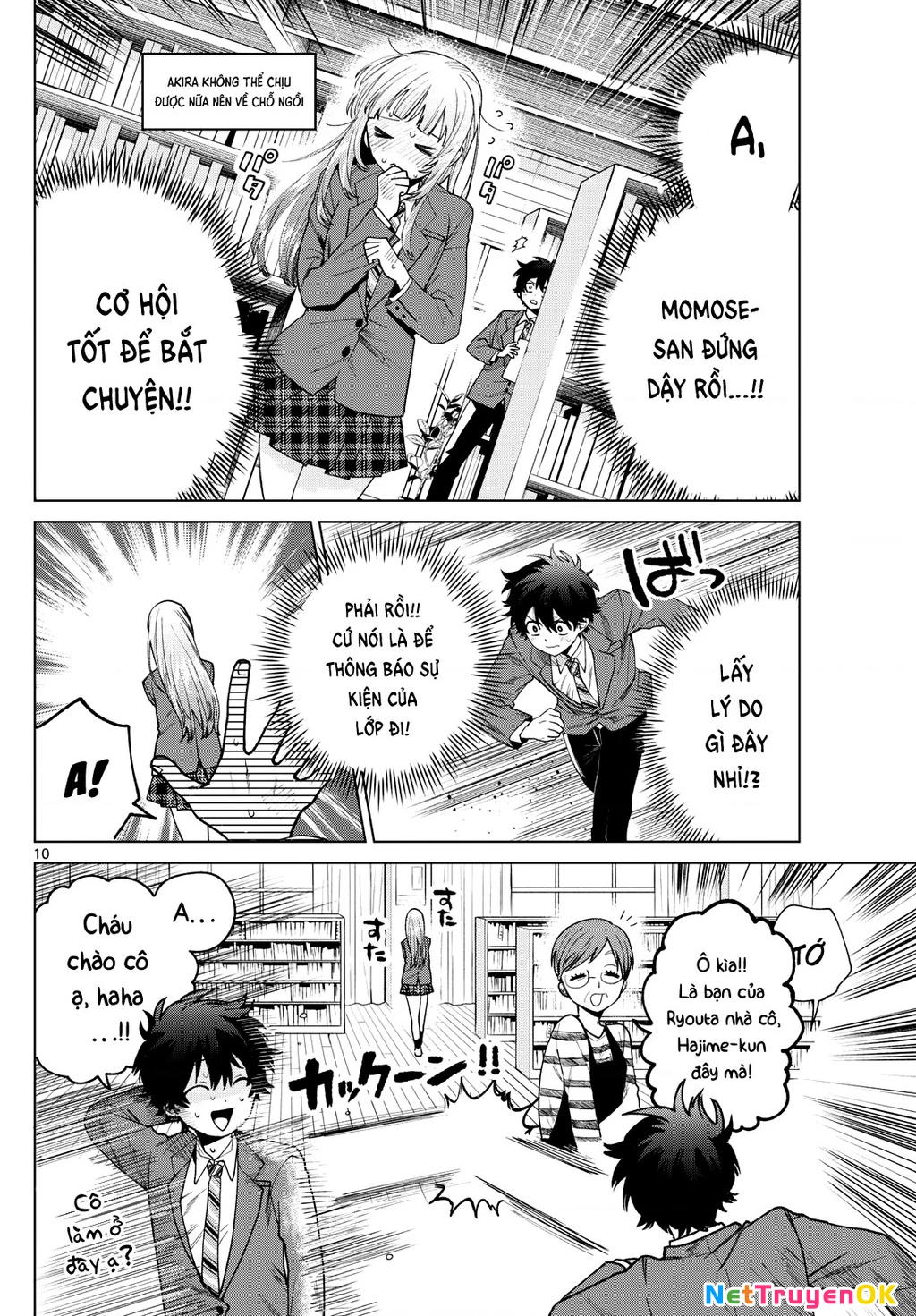 Mối tình đầu đầy trắc trở của Momose Akira Chapter 15 - Trang 3