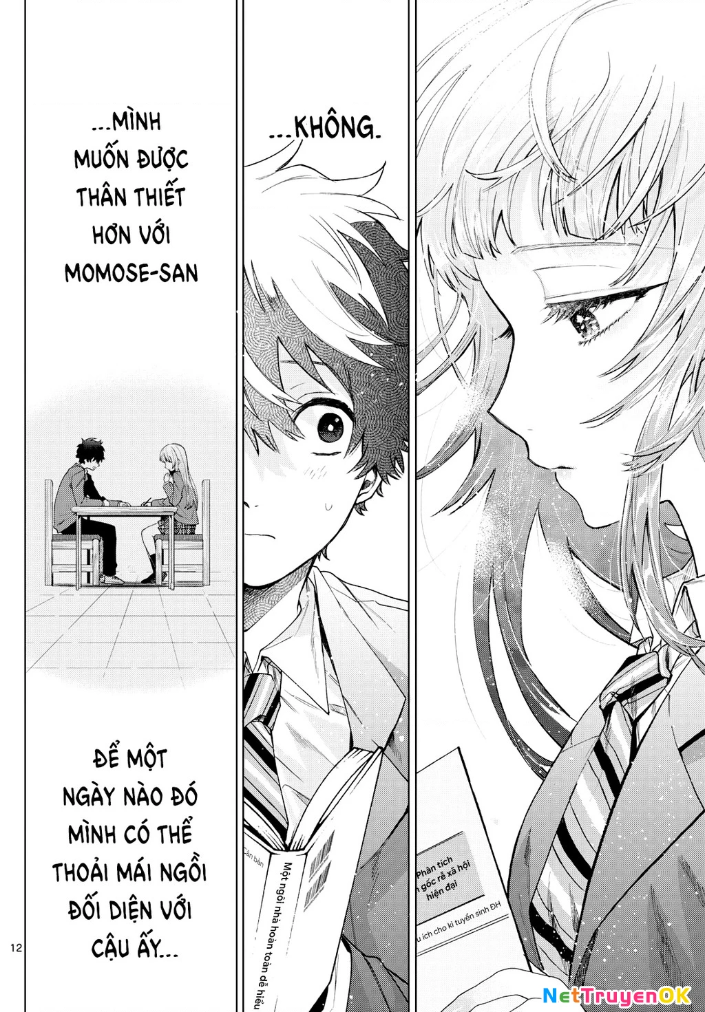 Mối tình đầu đầy trắc trở của Momose Akira Chapter 15 - Trang 3