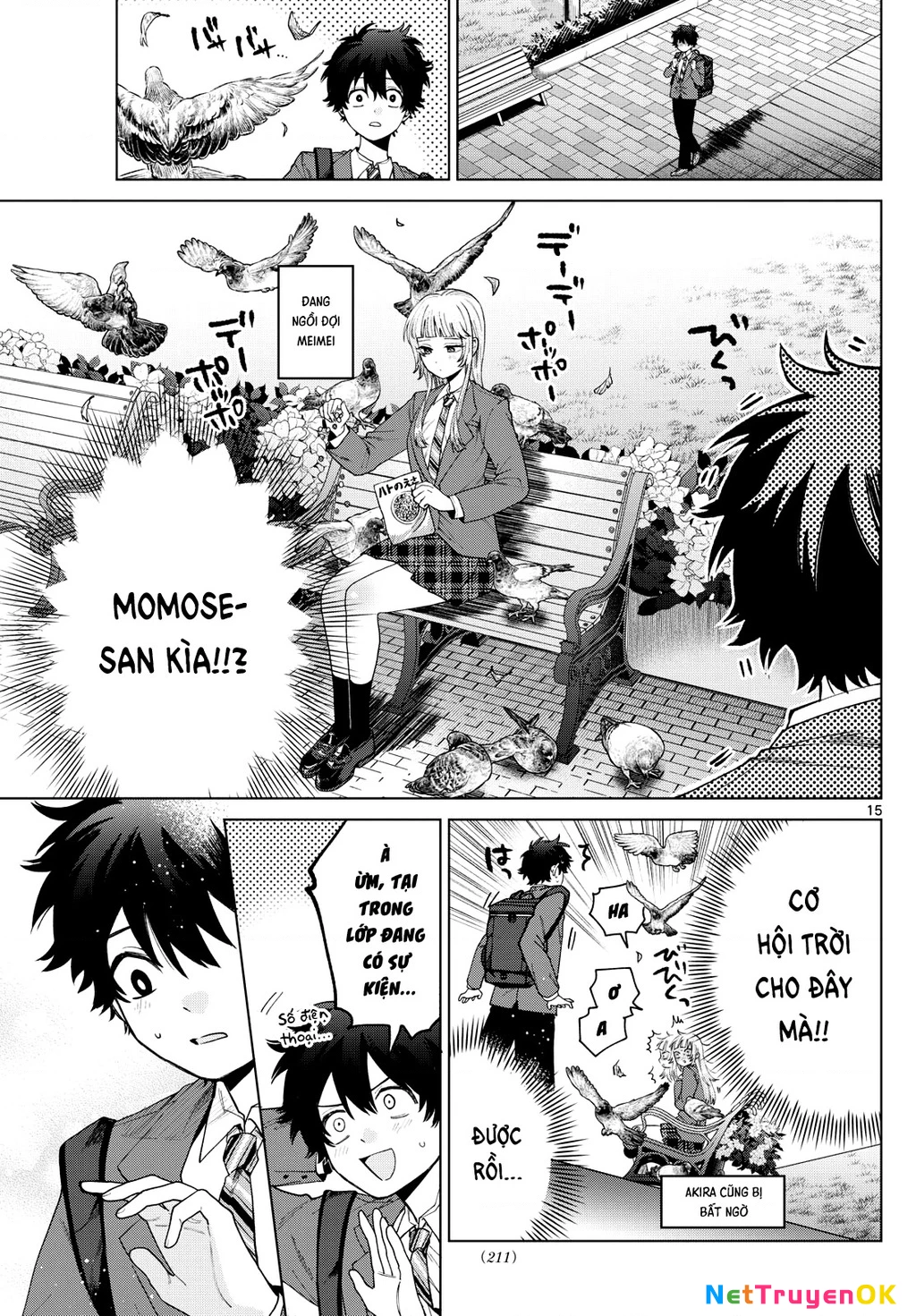 Mối tình đầu đầy trắc trở của Momose Akira Chapter 15 - Trang 3